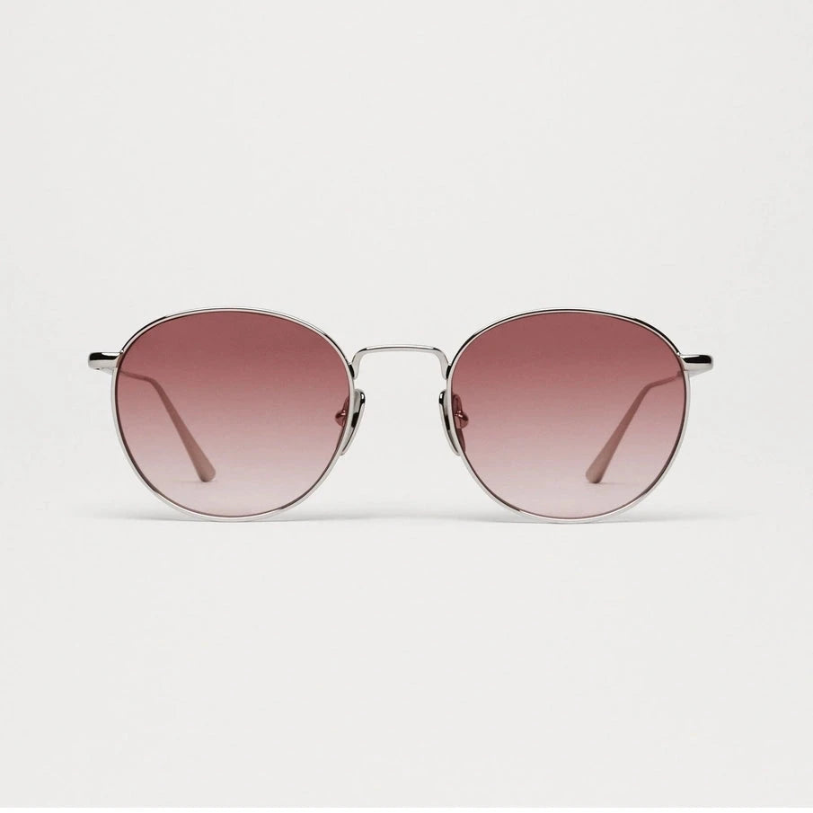Chimi | Round Silver Burgundy Gradient Chimi