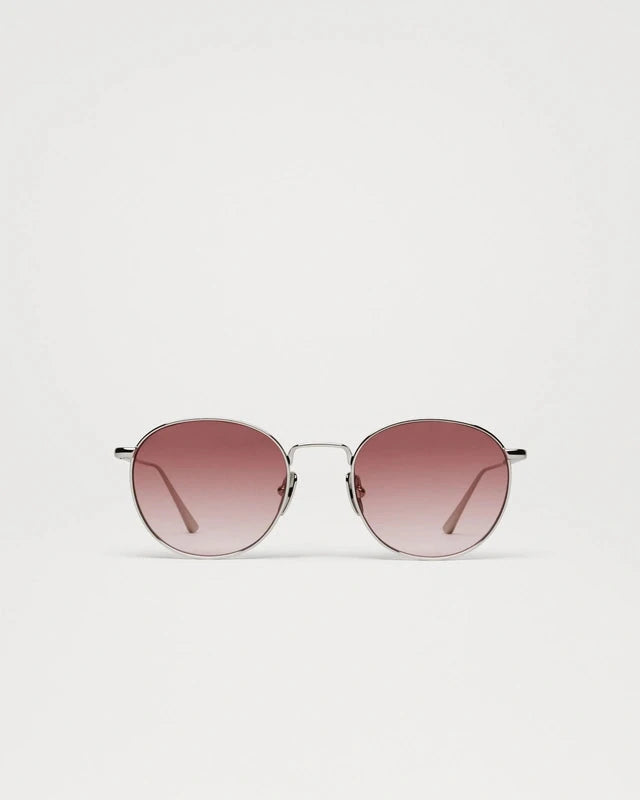 Chimi | Round Silver Burgundy Gradient Chimi
