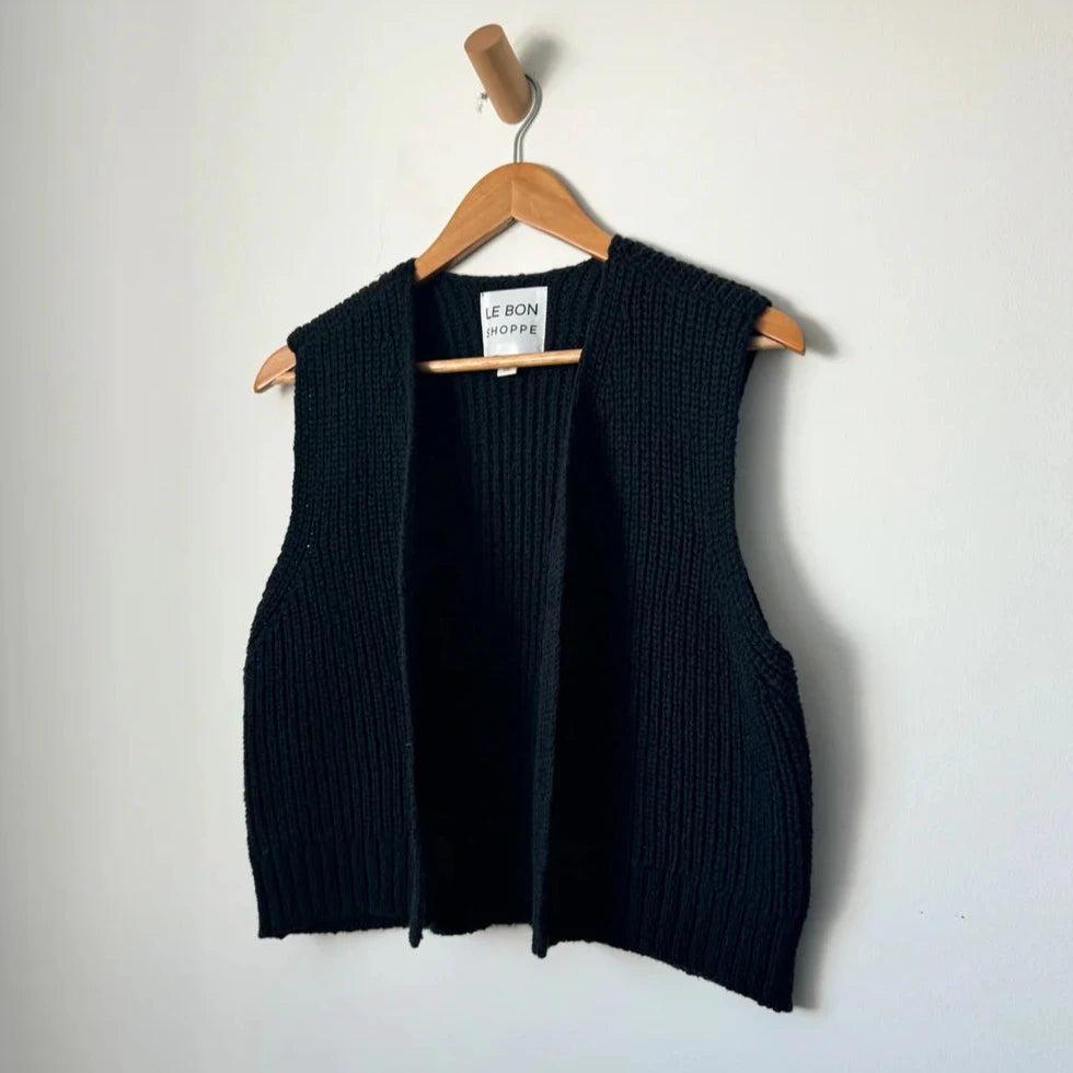 Le Bon Shoppe | Granny Cotton Sweater Vest Apparel LE BON SHOPPE