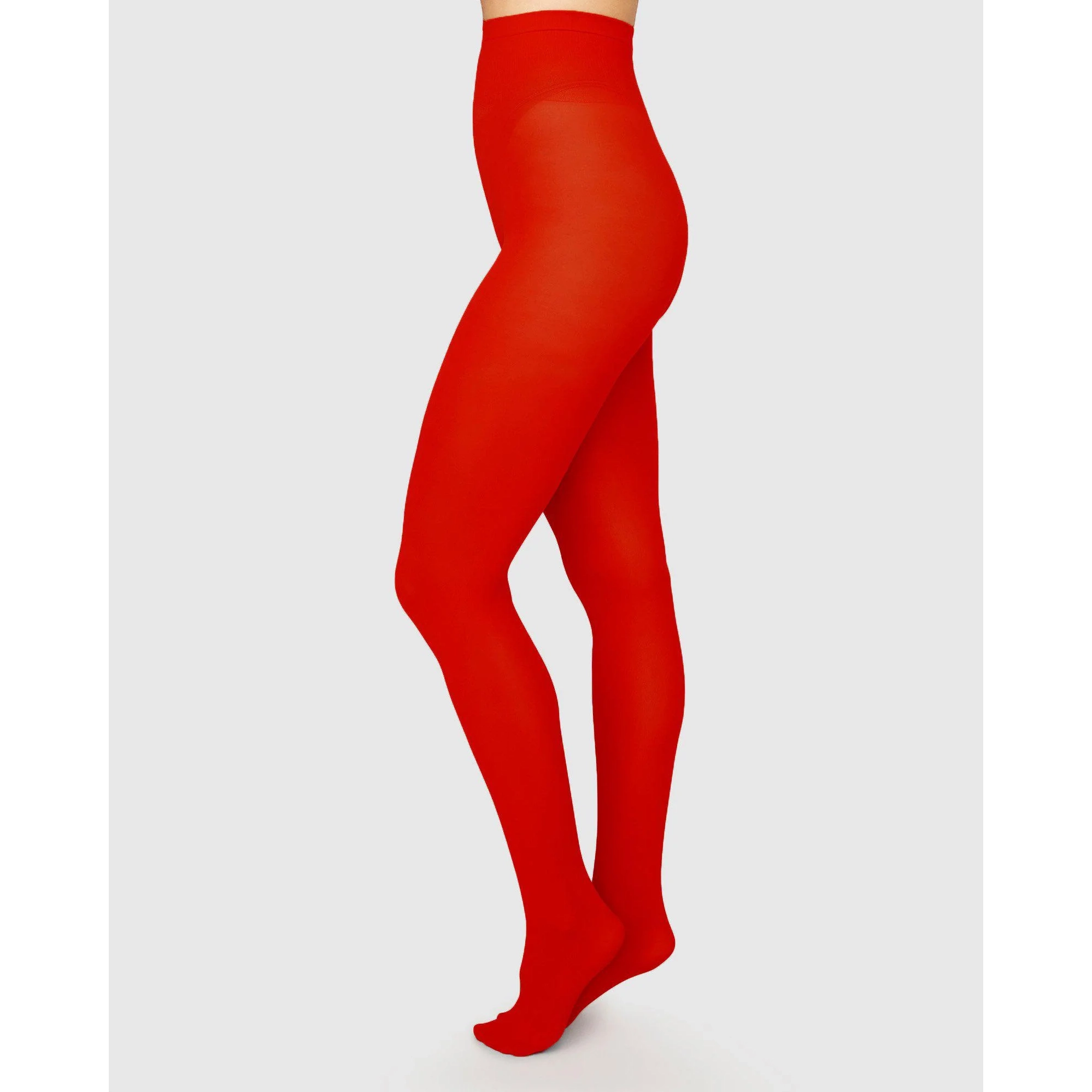 Olivia Premium Tights | Sharp Red SWEDISH STOCKINGS
