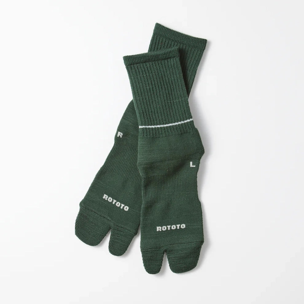ROTOTO | Allrounder Merino Tabi Socks ROTOTO d.green Small