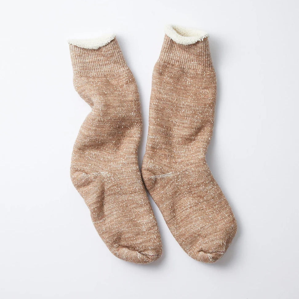 ROTOTO | Double Faced Socks Socks ROTOTO Camel Small