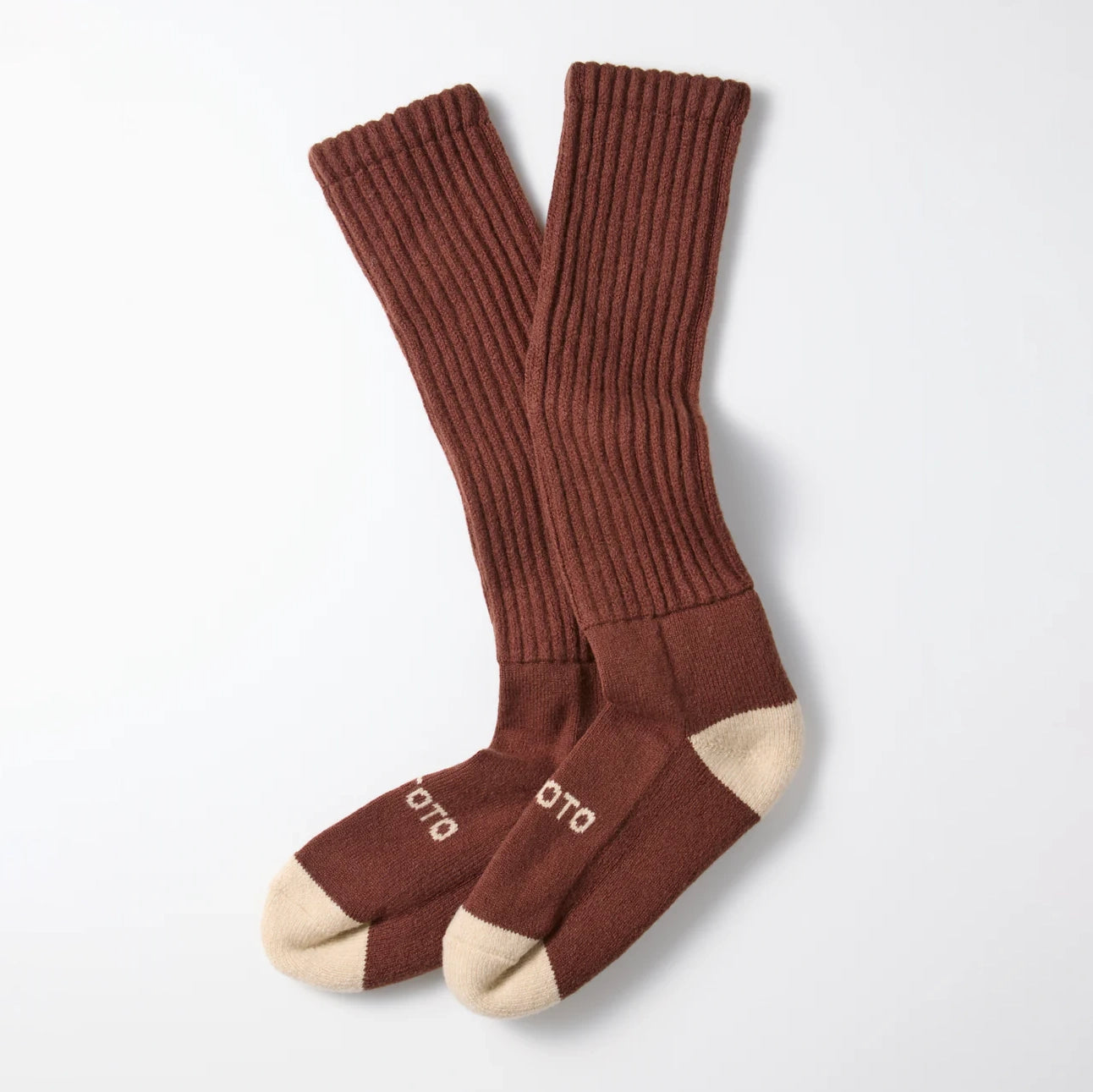 ROTOTO | Merino Lambs Wool High Socks Socks ROTOTO brown Small