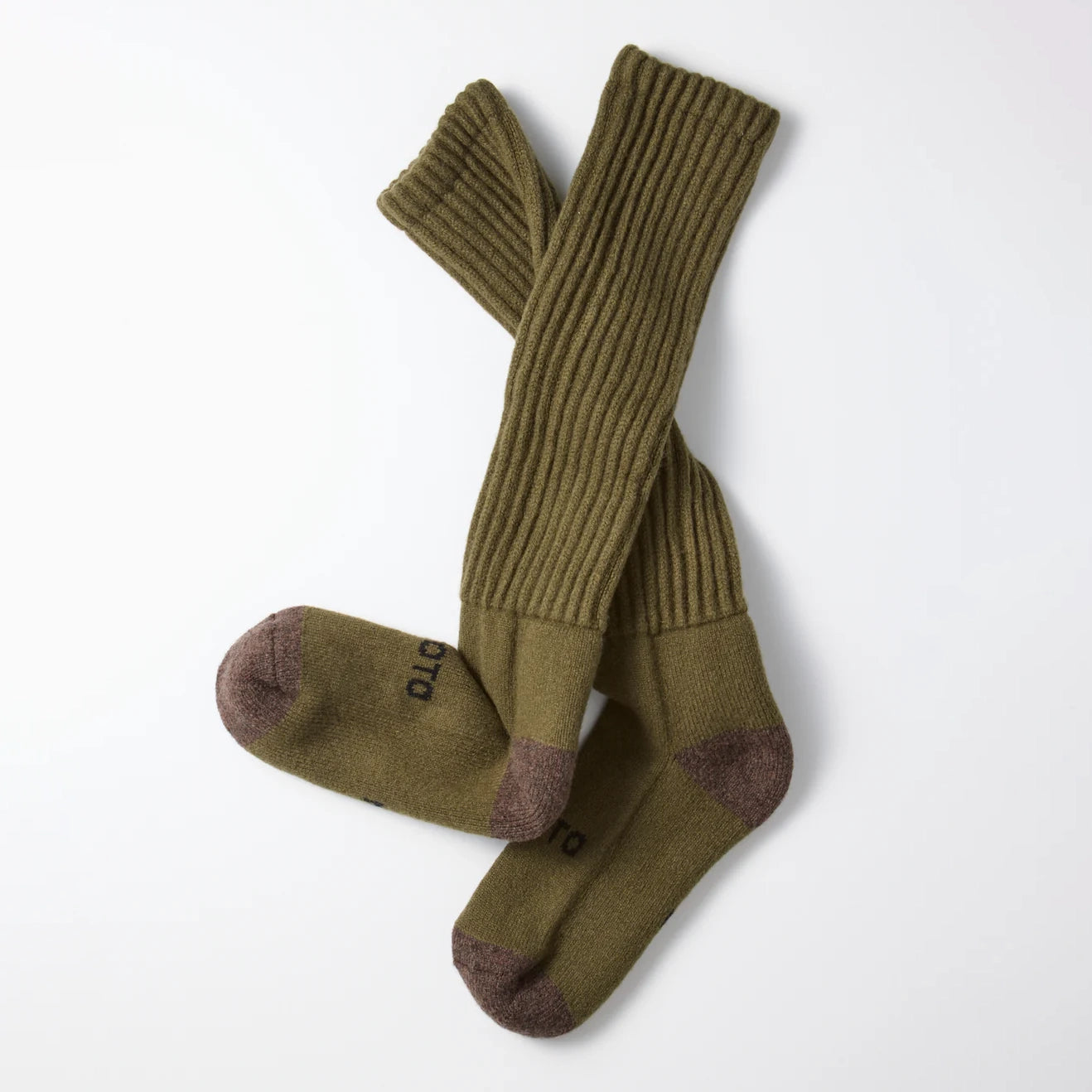 ROTOTO | Merino Lambs Wool High Socks Socks ROTOTO olive Small
