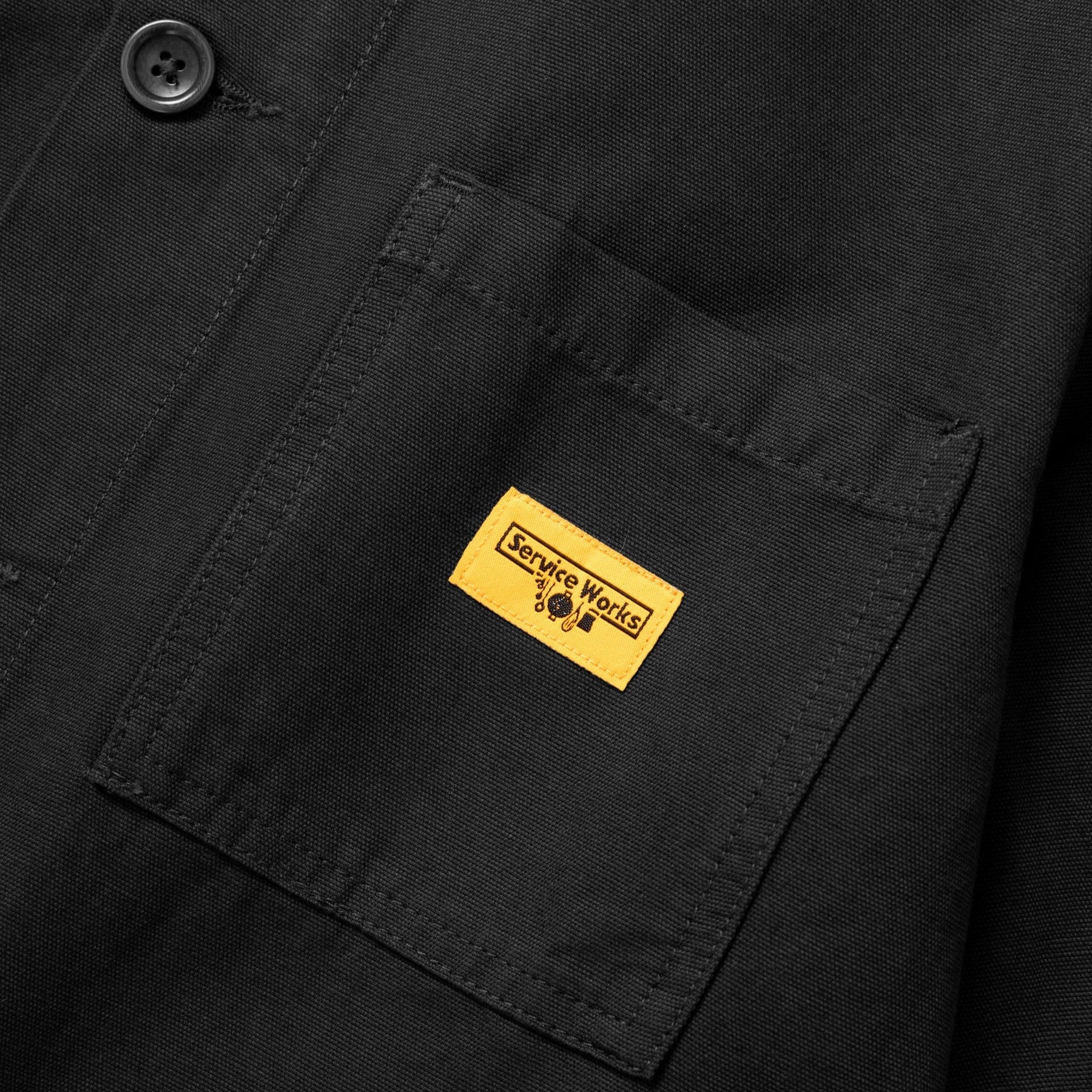 Service Works | Canvas Chore Shirt | Black Service Works