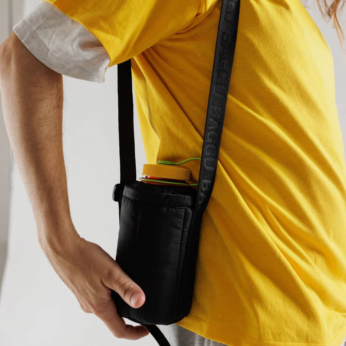 Baggu Puffy Water Bottle Sling Black UK Stockist Bristol General Store