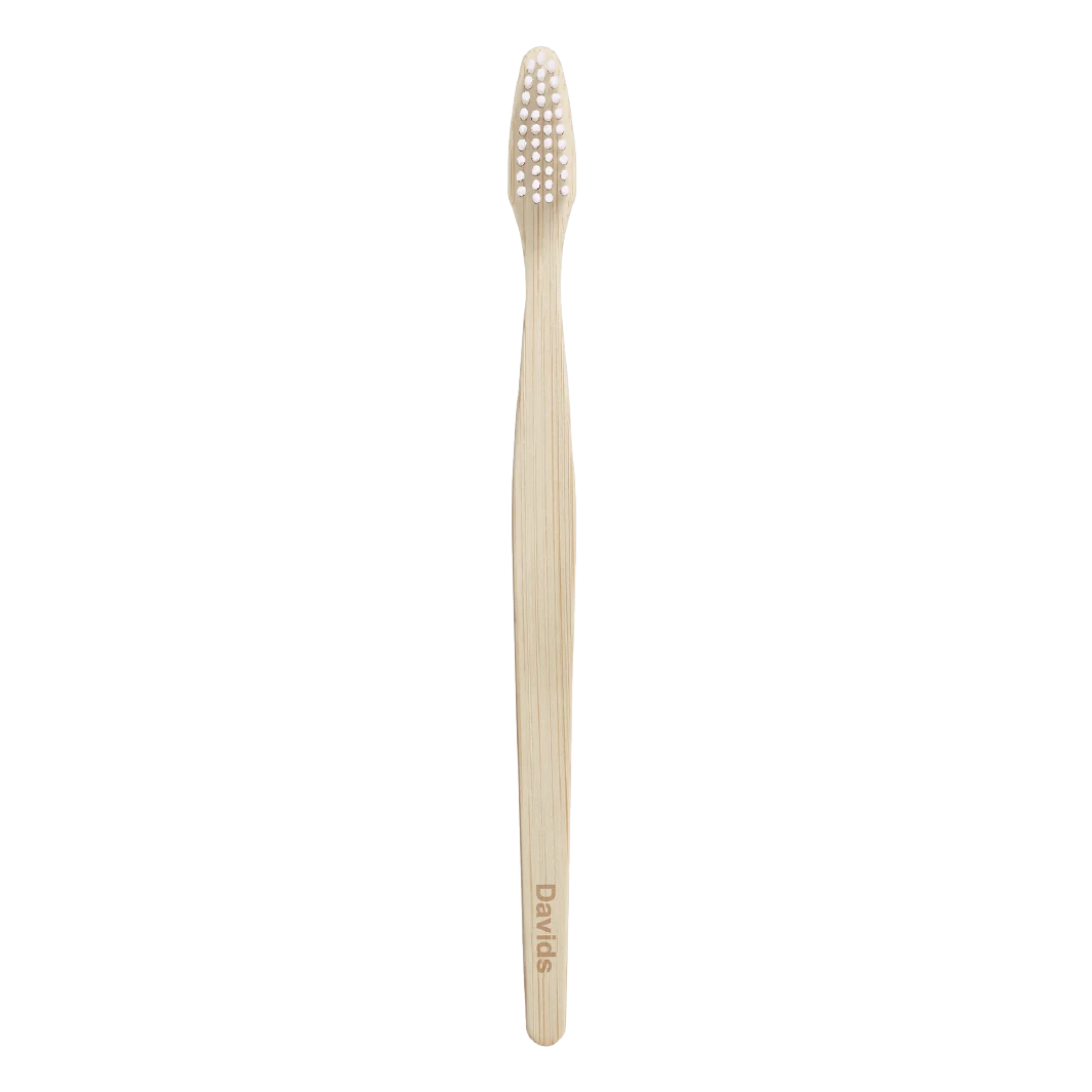Davids Premium Bamboo Toothbrush | Single (adult) Davids Natural Toothpaste