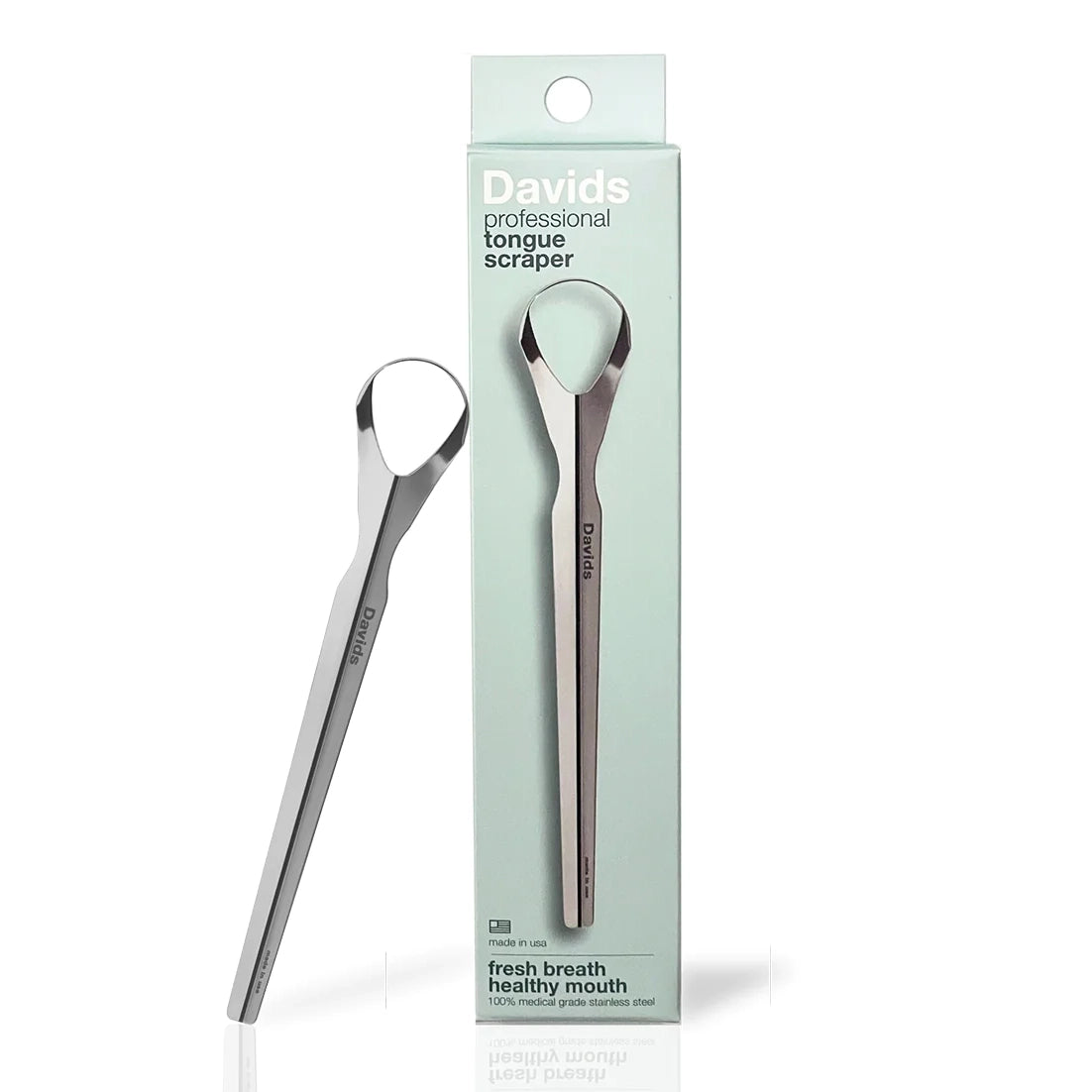 Davids Professional Tongue Scraper Davids Natural Toothpaste