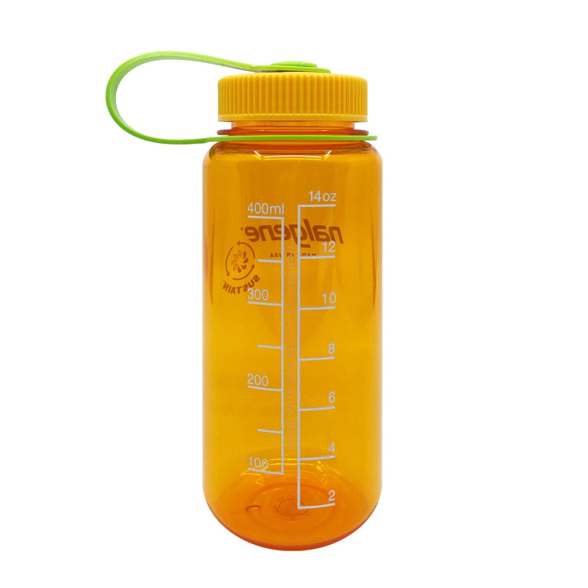 Nalgene | 0.5L / 16oz Wide Mouth Sustain Water Bottle | Clementine NALGENE