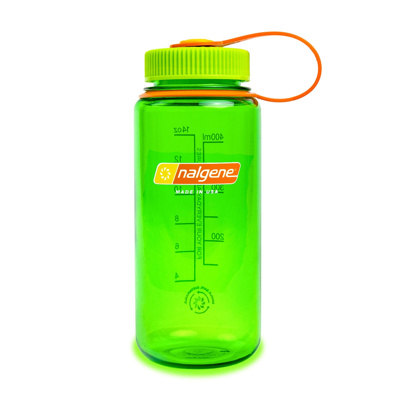 Nalgene | 0.5L / 16oz Wide Mouth Sustain Water Bottle | Melon ball NALGENE