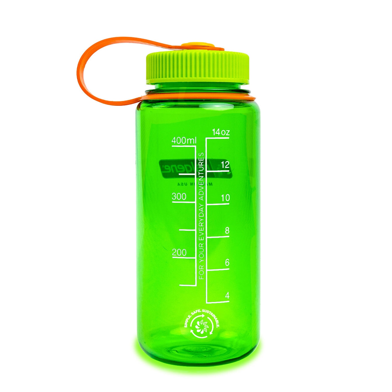 Nalgene | 0.5L / 16oz Wide Mouth Sustain Water Bottle | Melon ball NALGENE