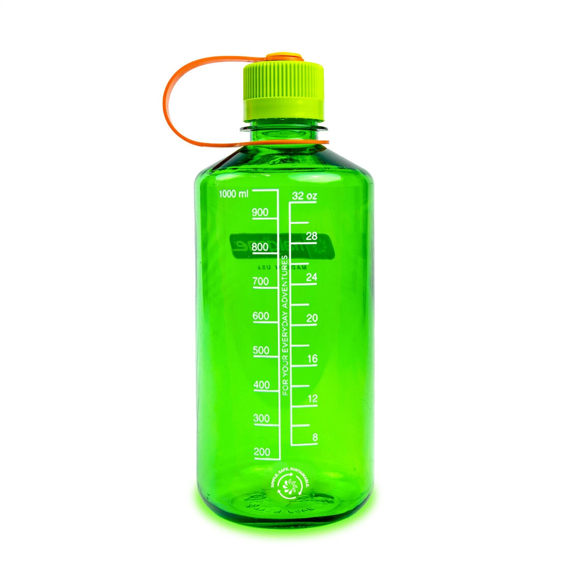 Nalgene | 1L / 32oz Narrow Mouth Sustain Water Bottle | Melon Ball NALGENE