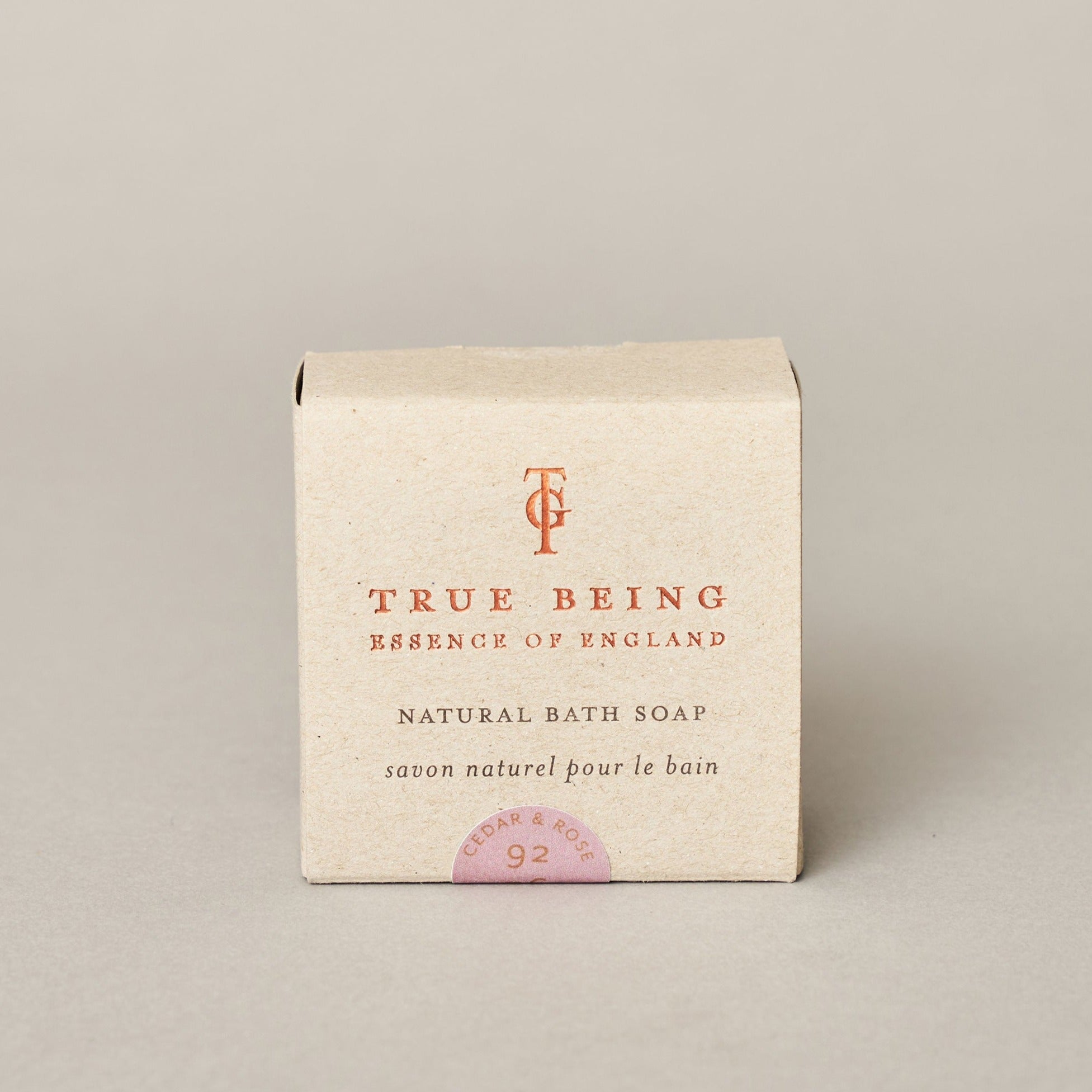 Natural Soap Bar - Cedar & Rose True Grace