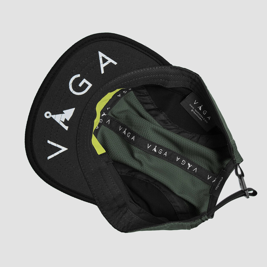 VÅGA Club Cap | Utility Green/Black VÅGA