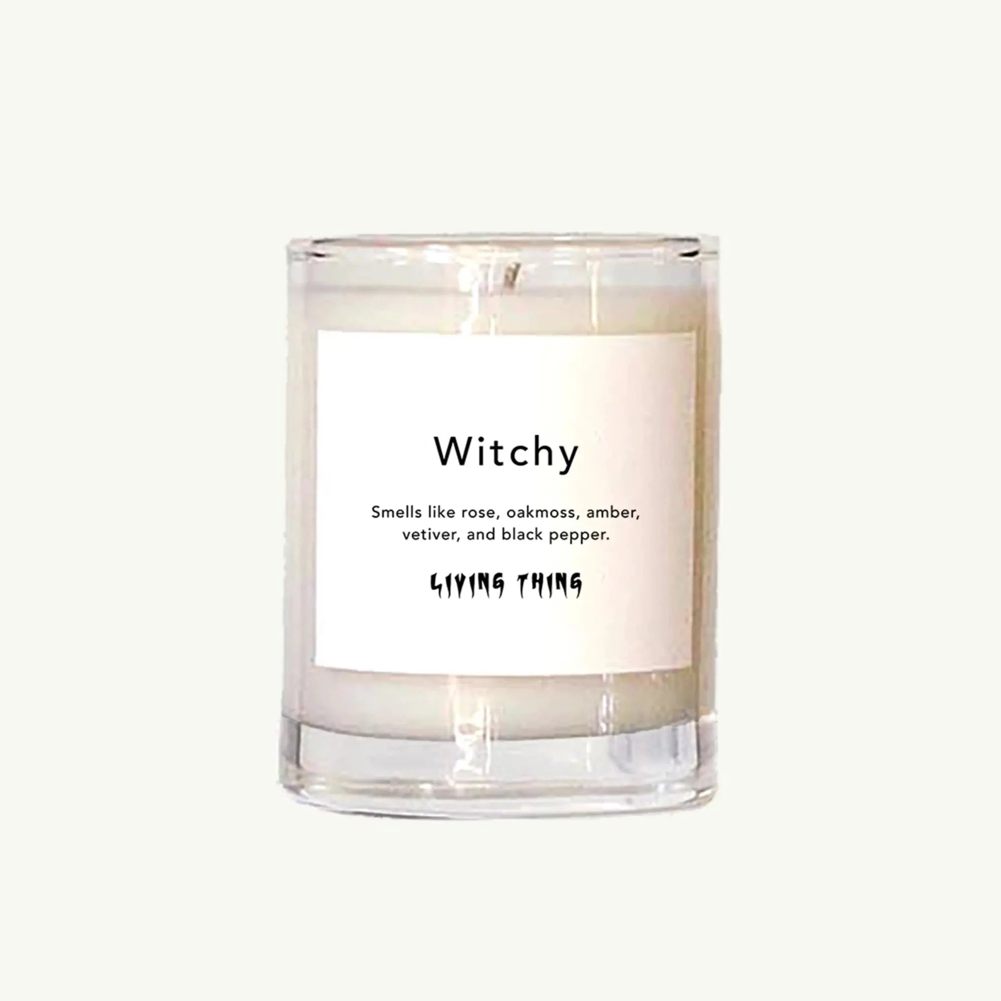 Votive Candle | WITCHY | rose, amber, oakmoss, vetiver, black pepper Living Thing