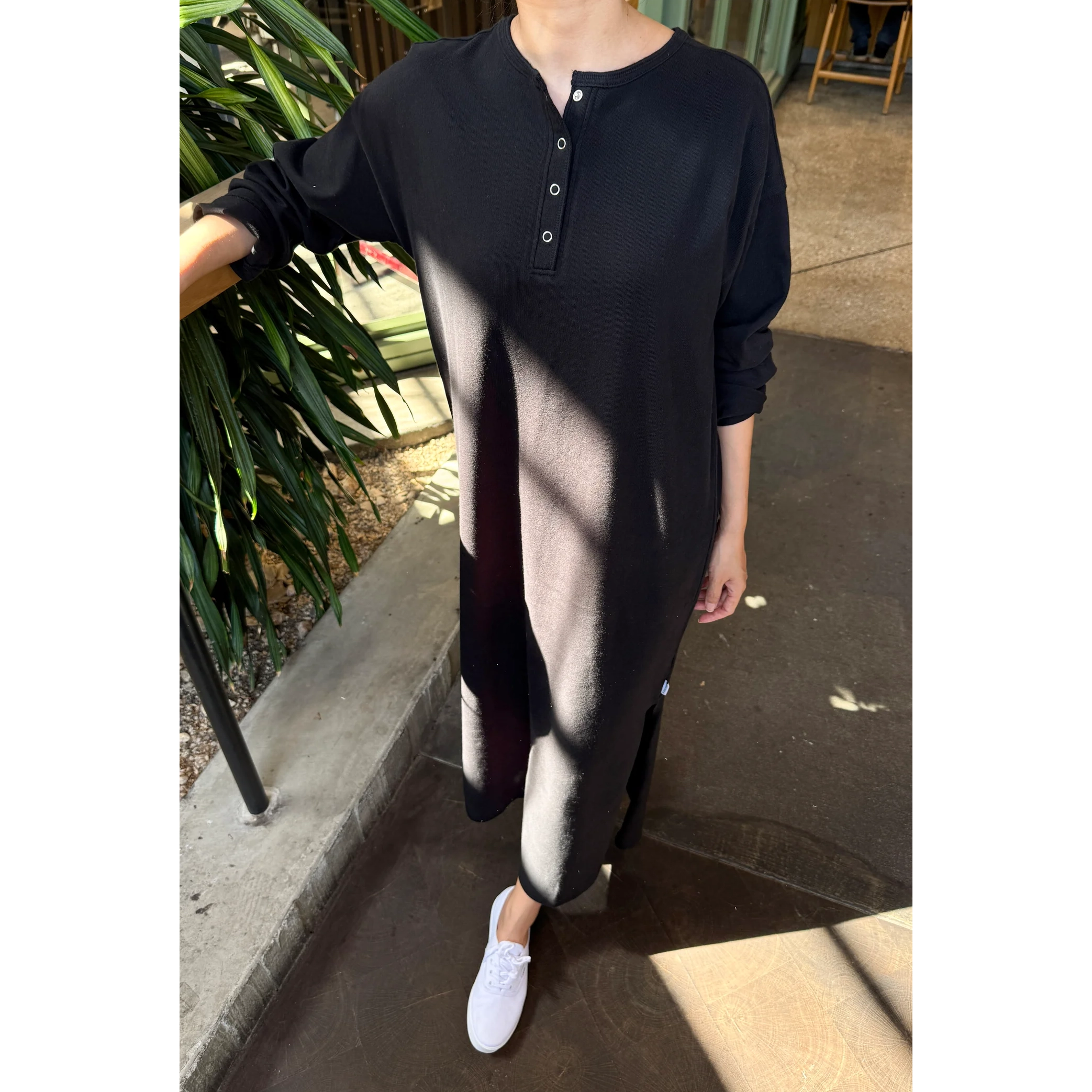 Soft Jersey Henley Dress