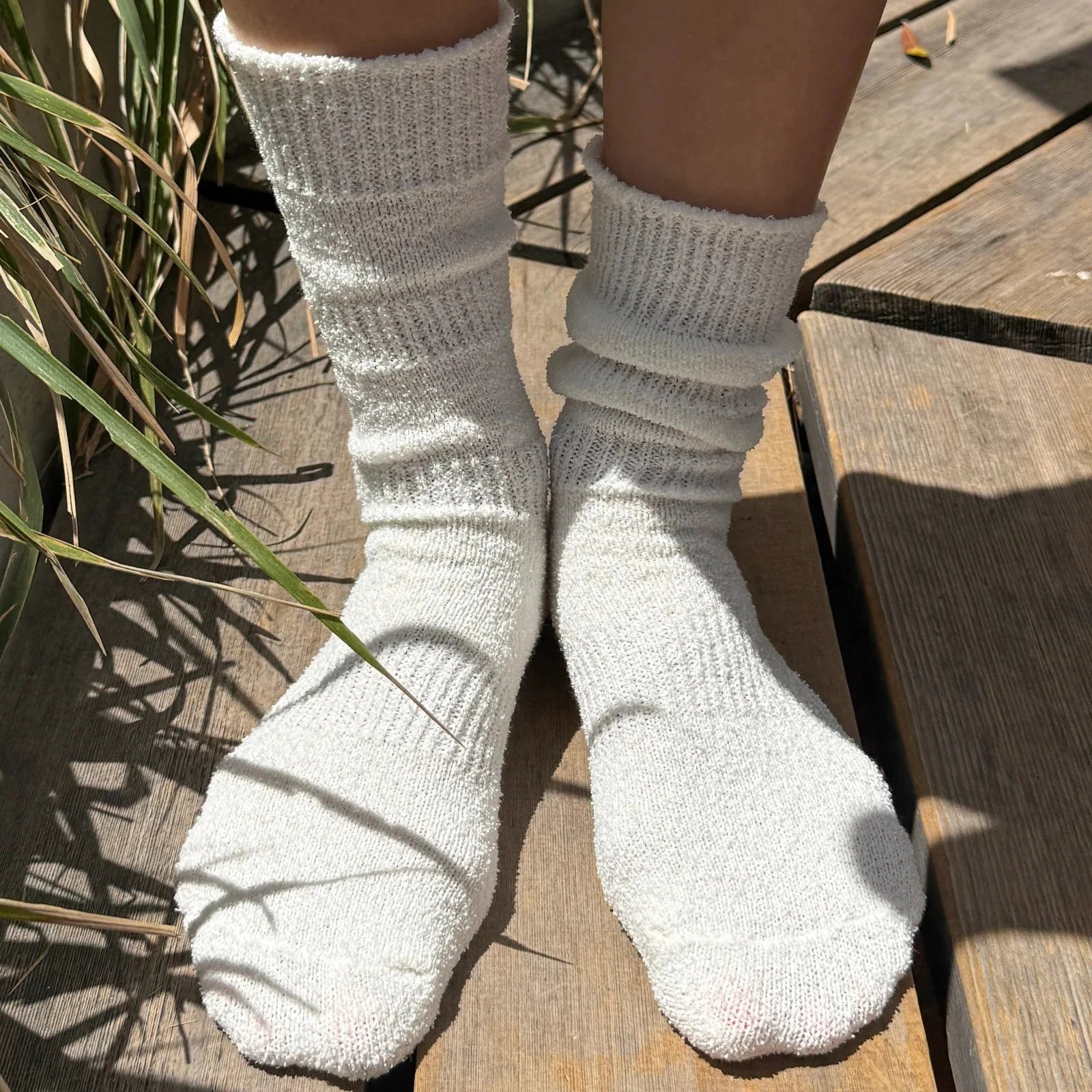 Airy Puffin Socks Socks LE BON SHOPPE 