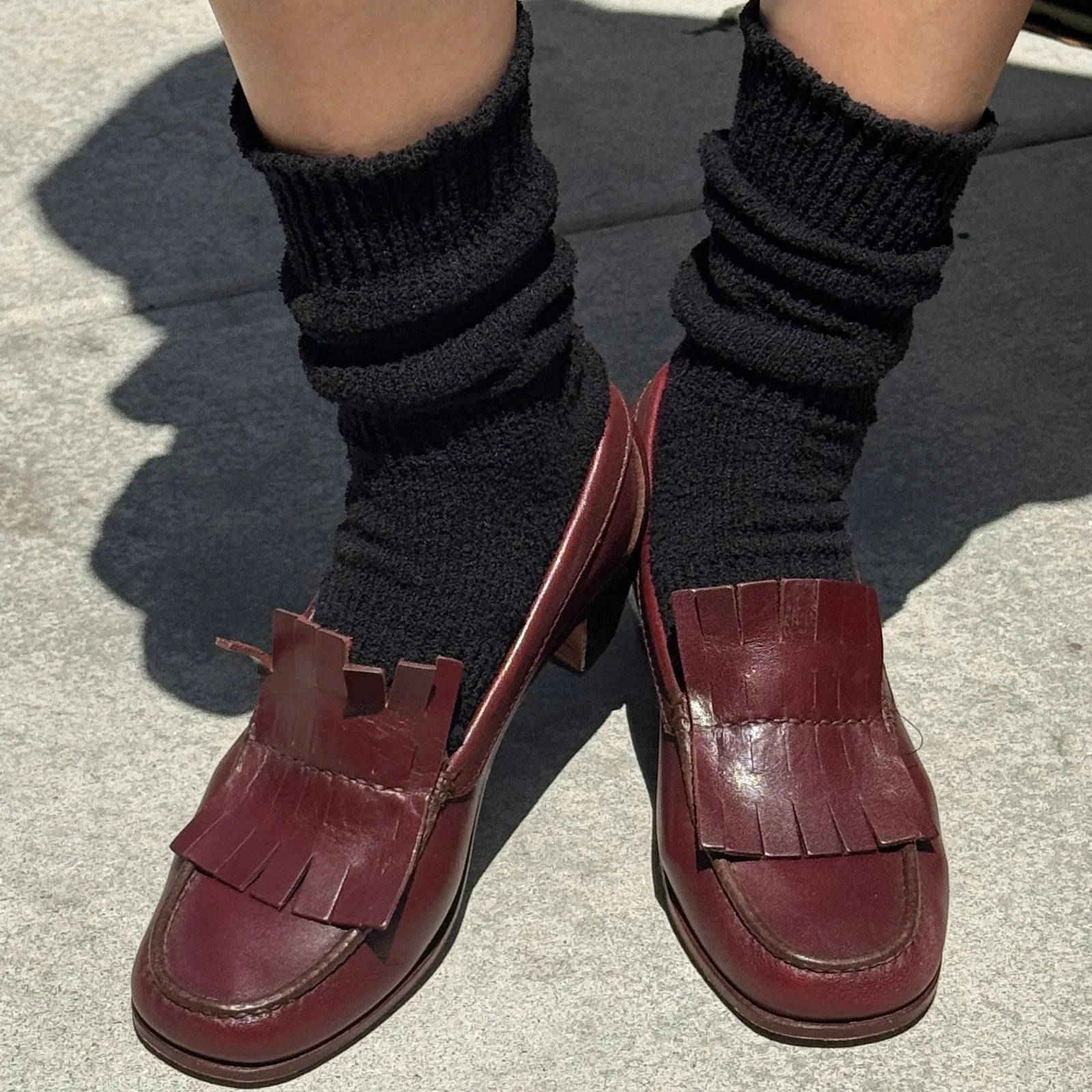 Airy Puffin Socks Socks LE BON SHOPPE 