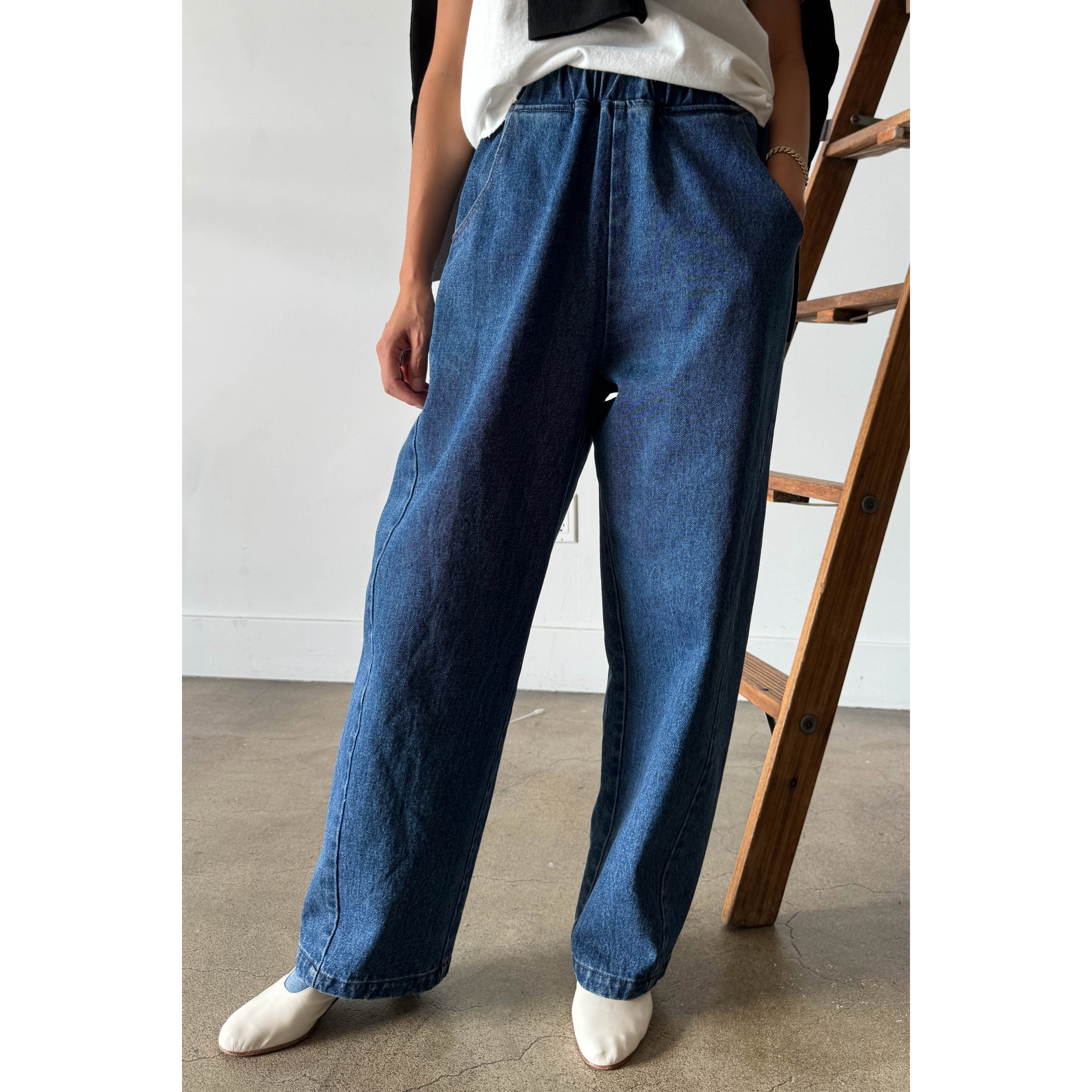 Arc Pants Long Apparel Le Bon Shoppe blue denim small 