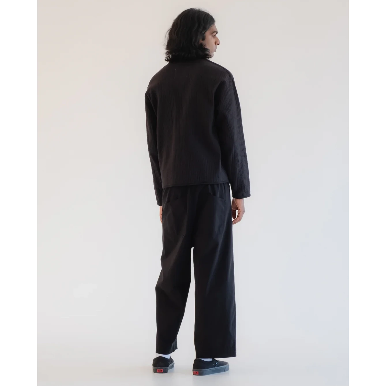 Baseball Cardigan | Black EAT DUST 