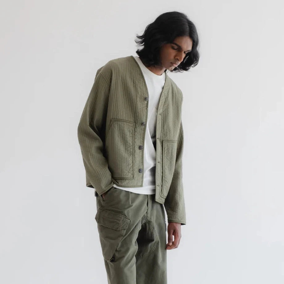 Baseball Cardigan | Litchen EAT DUST 