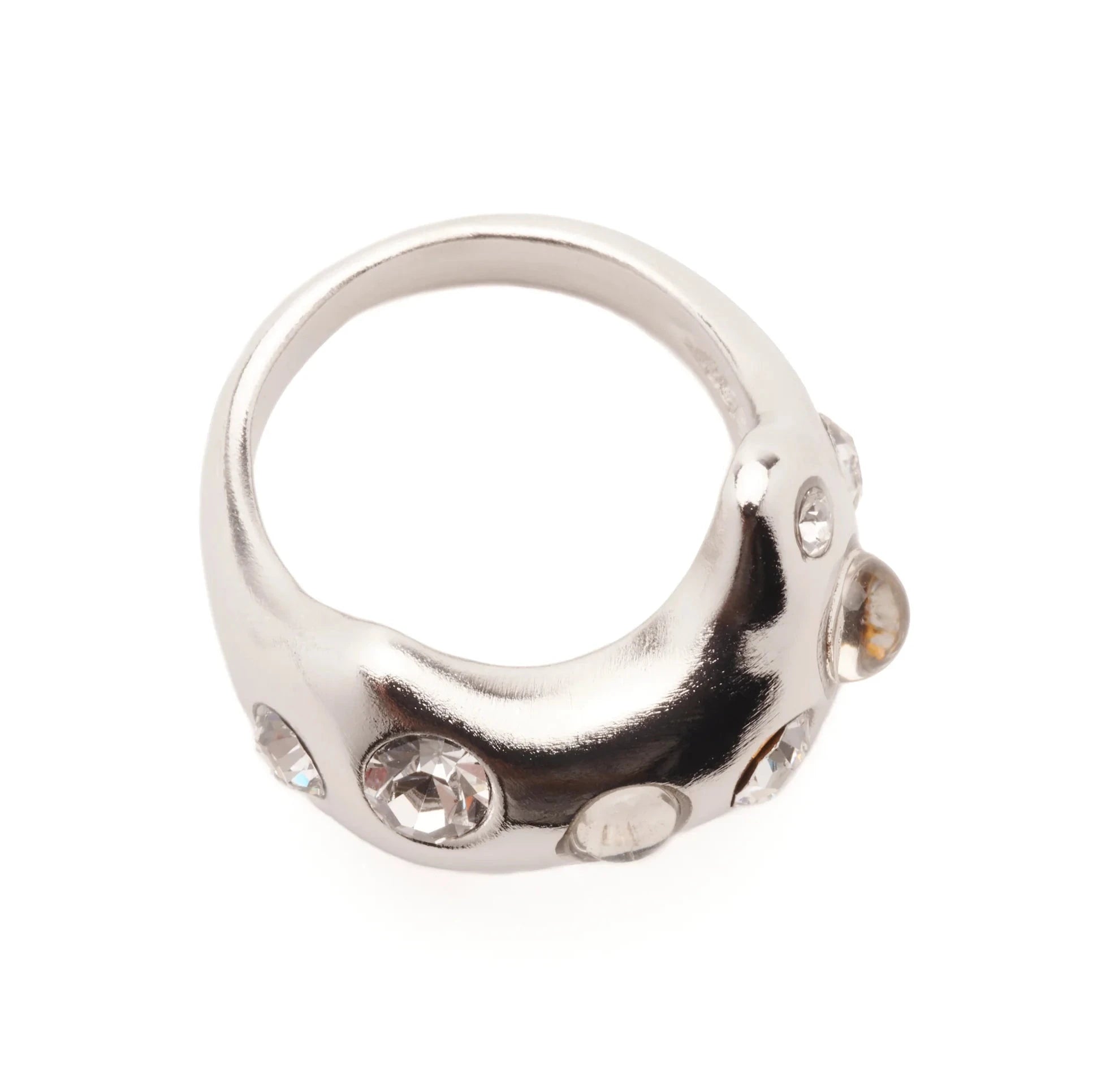 Bat Ring | Silver/Clear Rings Collina Strada 