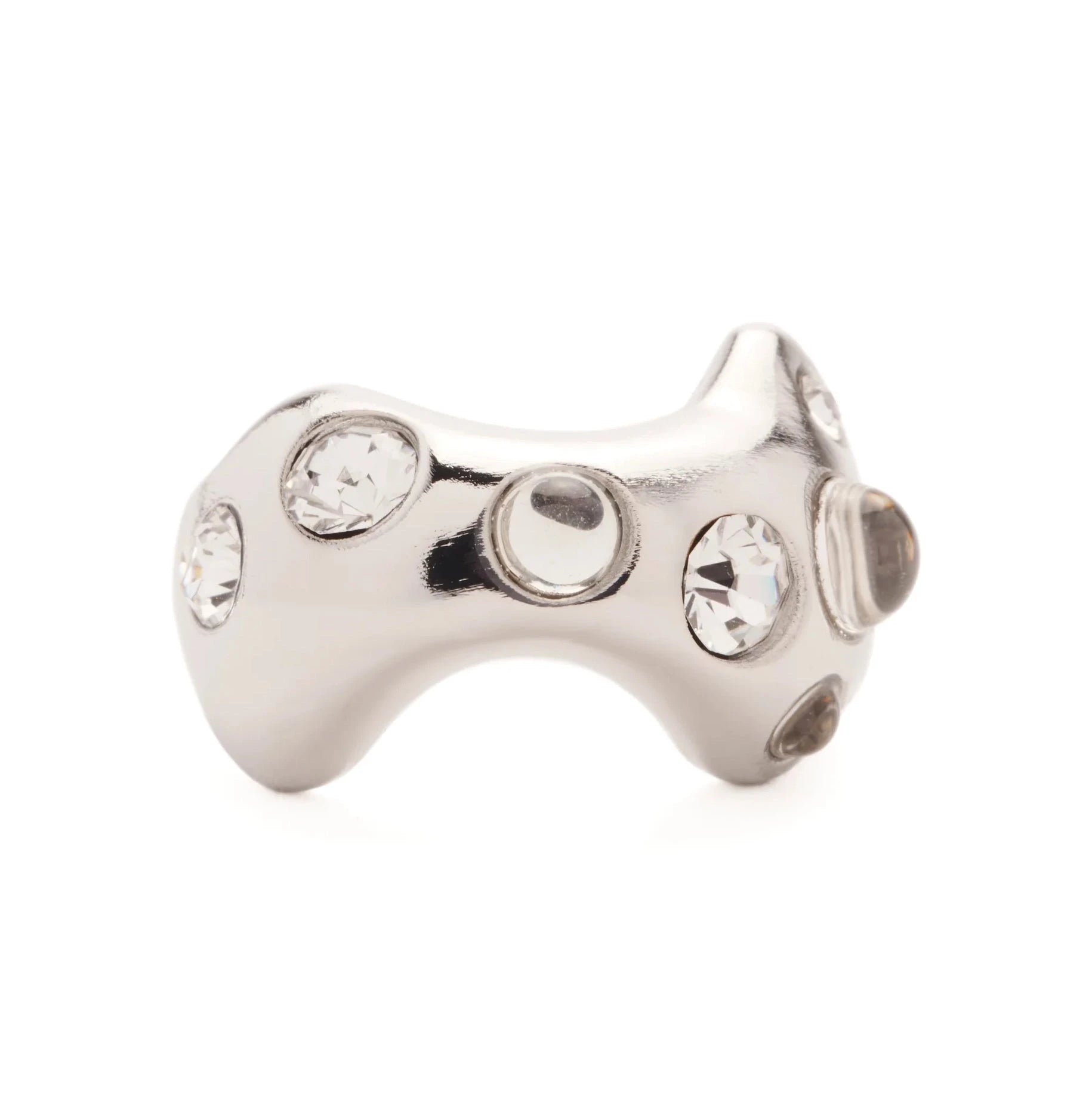 Bat Ring | Silver/Clear Rings Collina Strada 