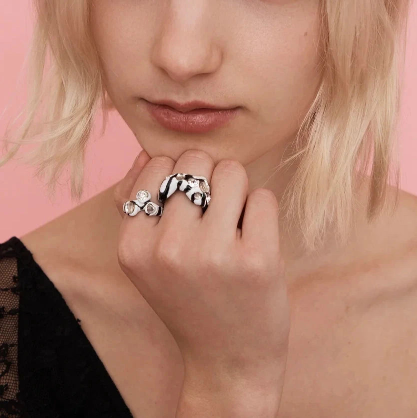 Bat Ring | Zebra Stripe Rings Collina Strada 