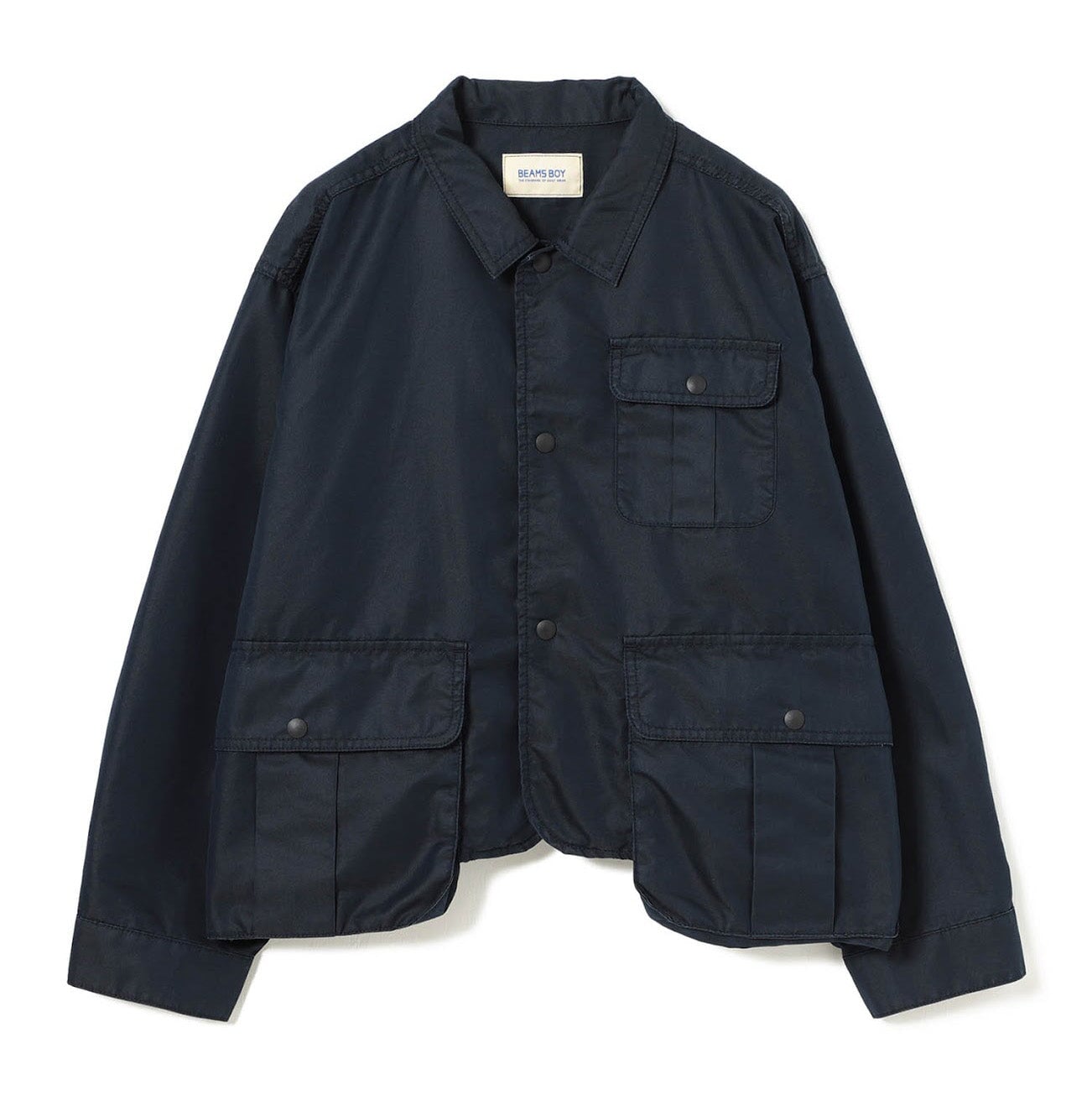 Beams Boy | Gabardine Short Fishing Jacket Beams Boy Navy O/S 