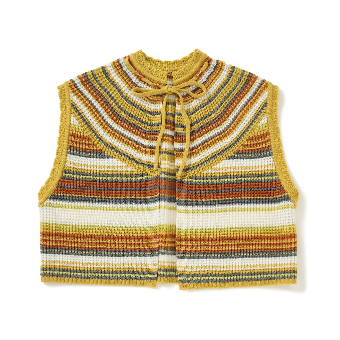 Beams Boy | Multi Stripe Vest Beams Boy Yellow Stripe 55 O/S 