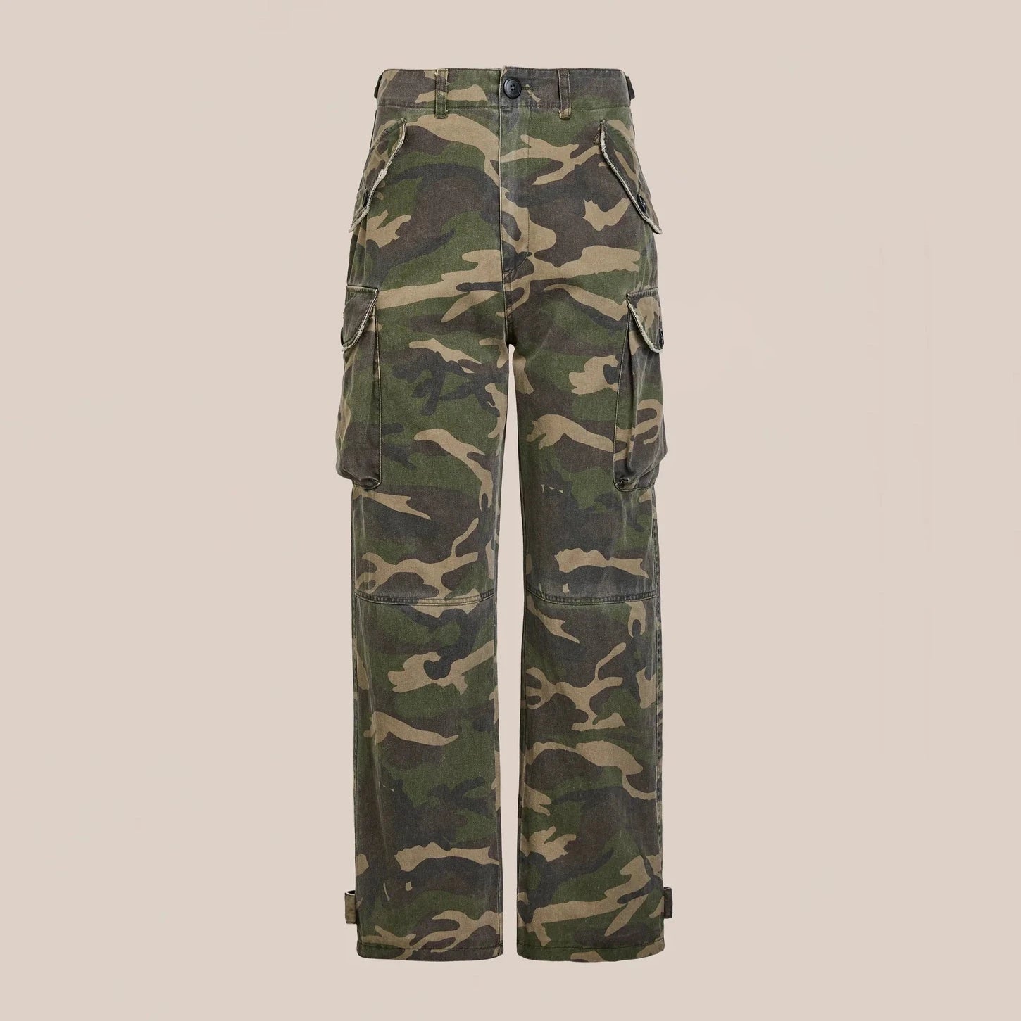 Camo Utility Cargo Pants Apparel Found 