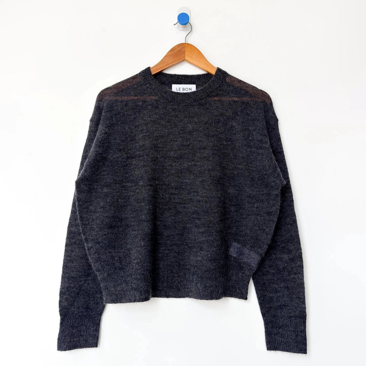 Cecile Crew Neck Mohair Sweater Apparel LE BON SHOPPE 