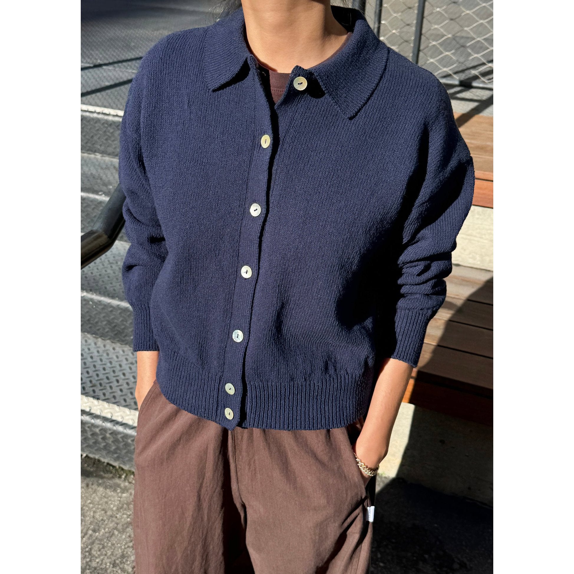 Club Cardigan Knitwear Sweaters Le Bon Shoppe 