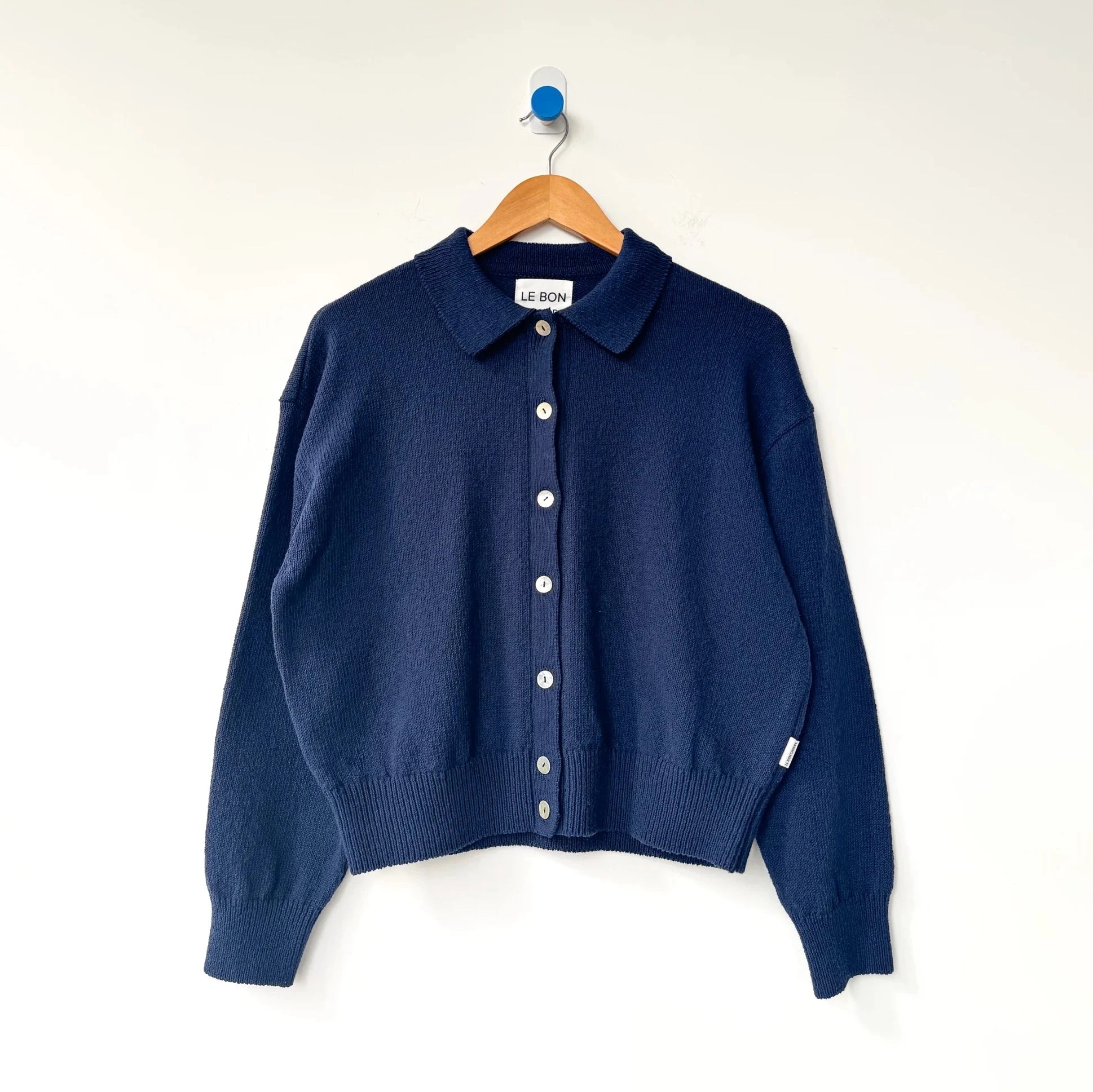 Club Cardigan Knitwear Sweaters Le Bon Shoppe Navy XS/S 