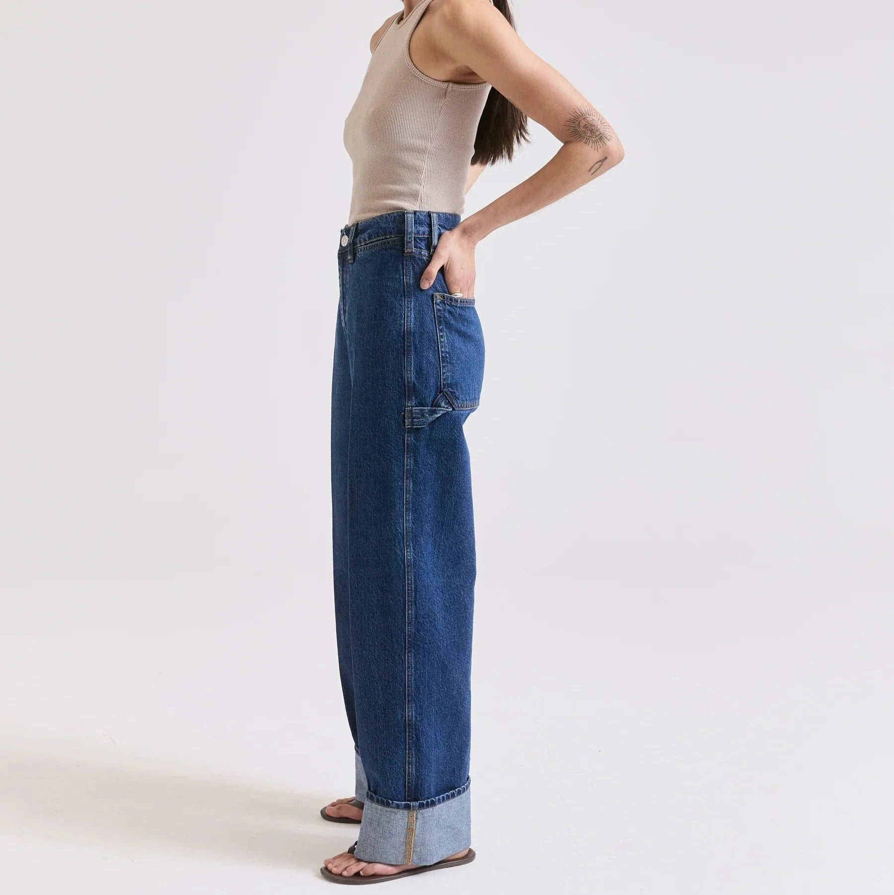 Dala | Starch Jean | Flat Blue DALA 