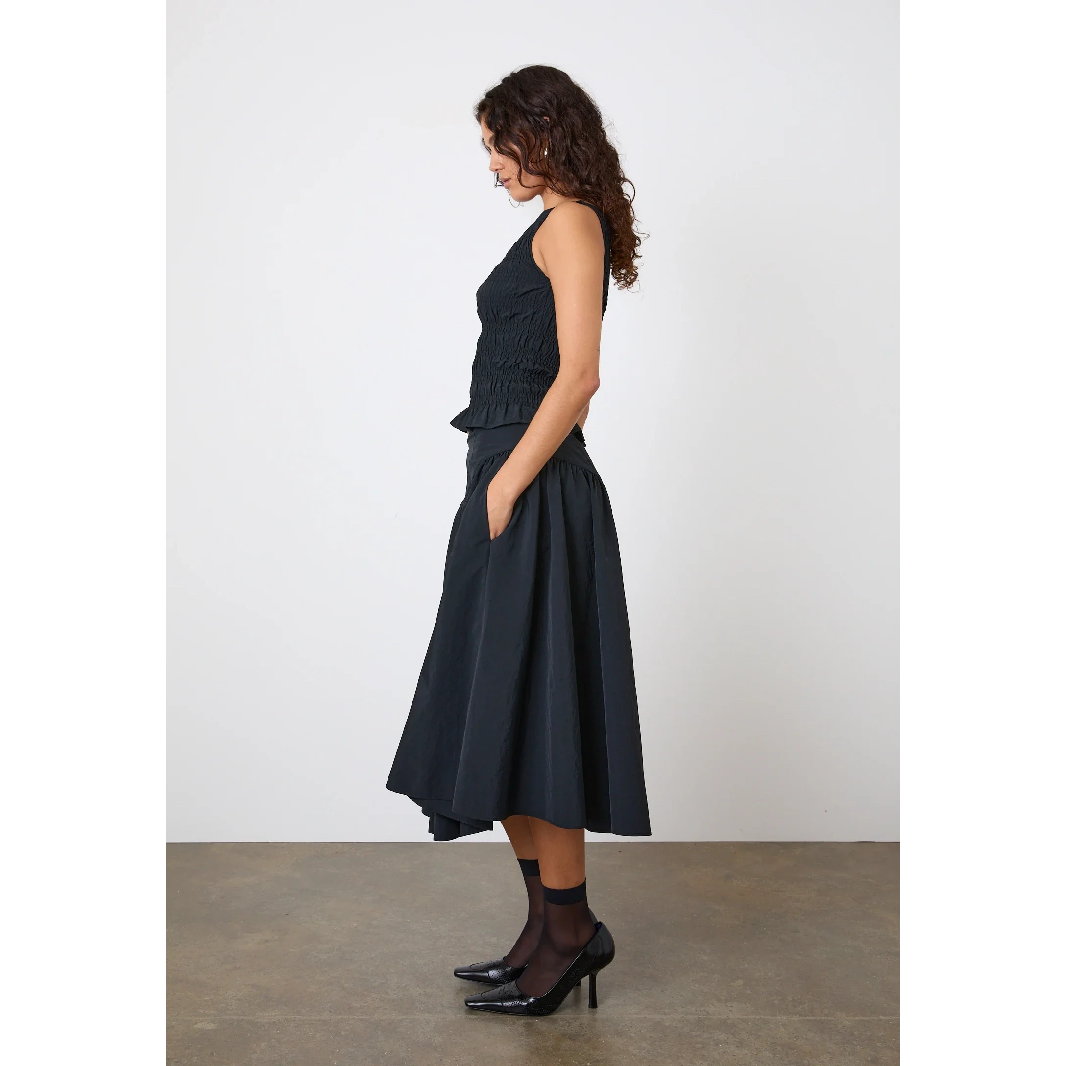 Deba Midi Skirt Peachy Den 