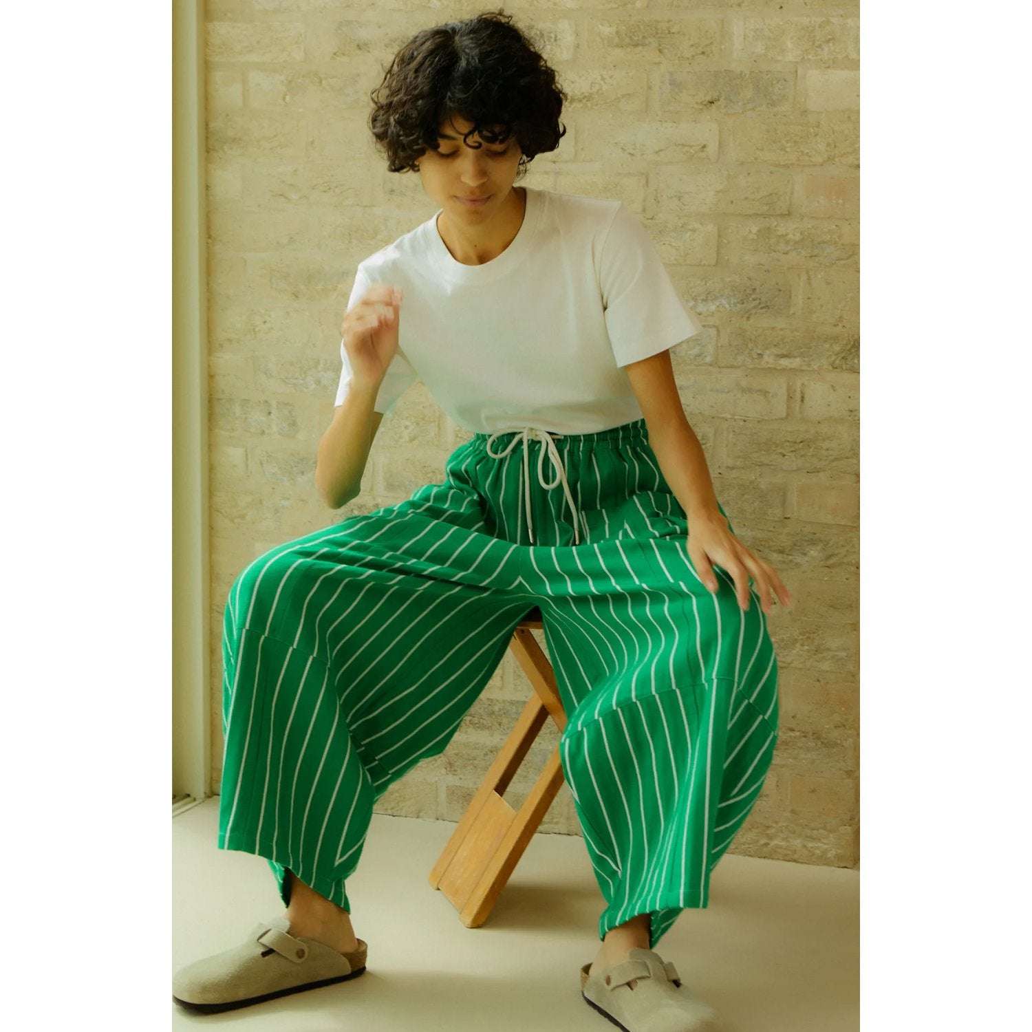 Elio Trouser | Grass Stripe LF Markey 