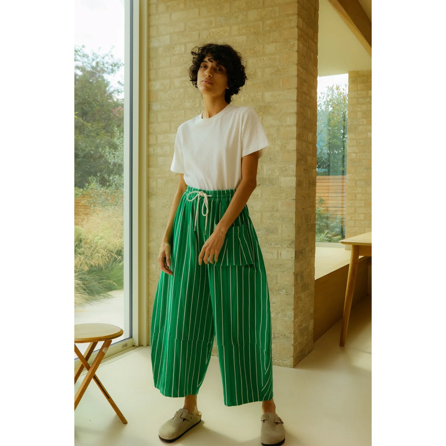 Elio Trouser | Grass Stripe LF Markey 