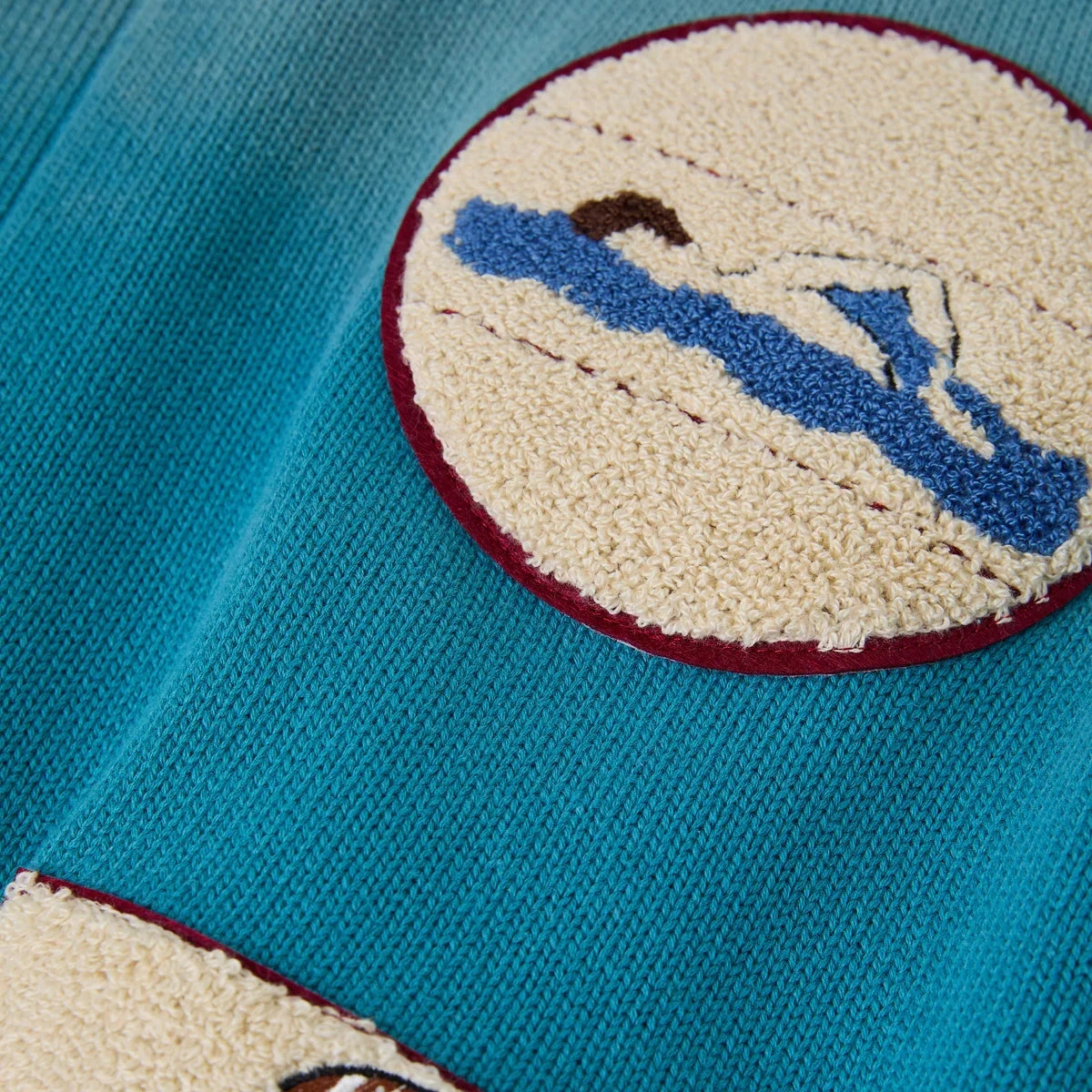 Fin Cardigan | Vtg Ocean Blue Sweaters Found 