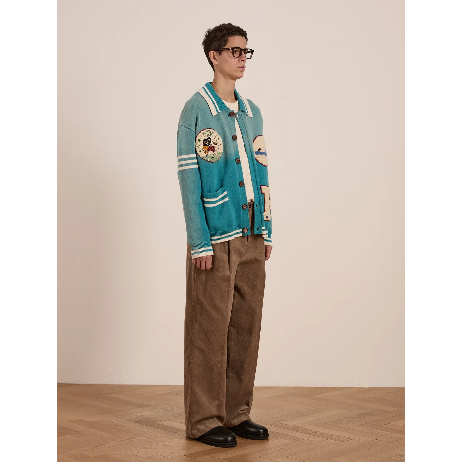 Fin Cardigan | Vtg Ocean Blue Sweaters Found 