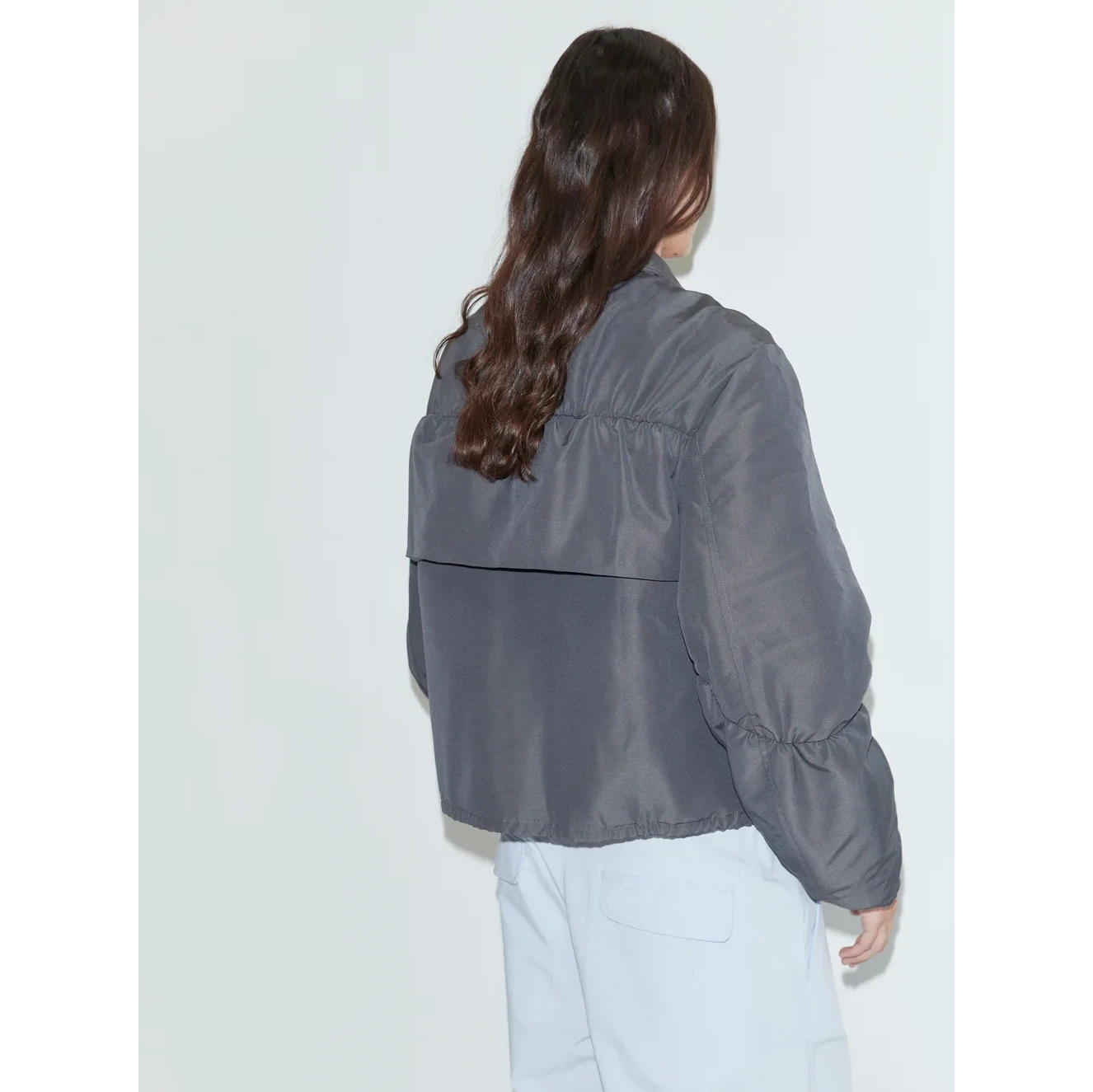Gathered Jacket | Slate Deiji Studios 