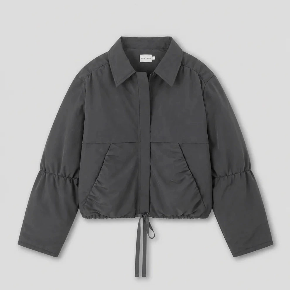 Gathered Jacket | Slate Deiji Studios 