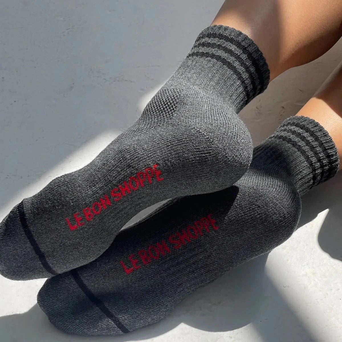 Girlfriend Socks Socks LE BON SHOPPE Soot 