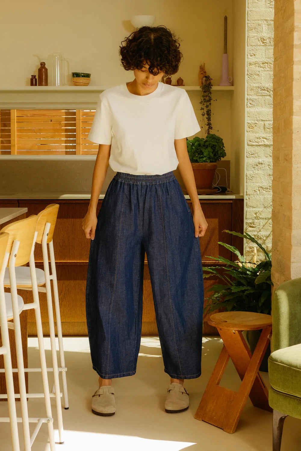 Grant Trouser | Denim Chambray L.F.Markey 