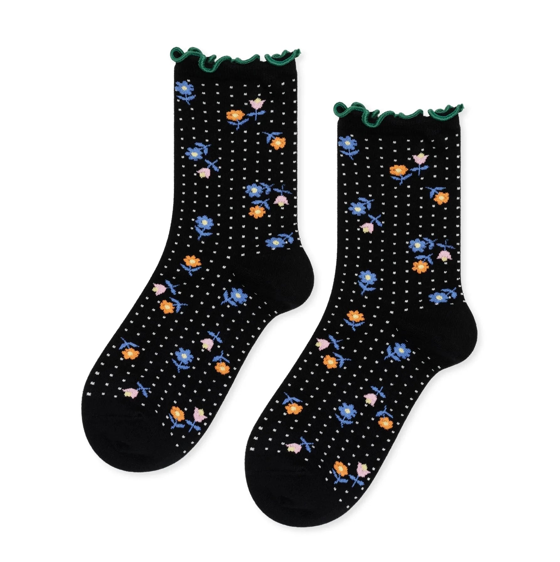 Hansel from Basel | Dottie Floral Crew Hansel from Basel Black 