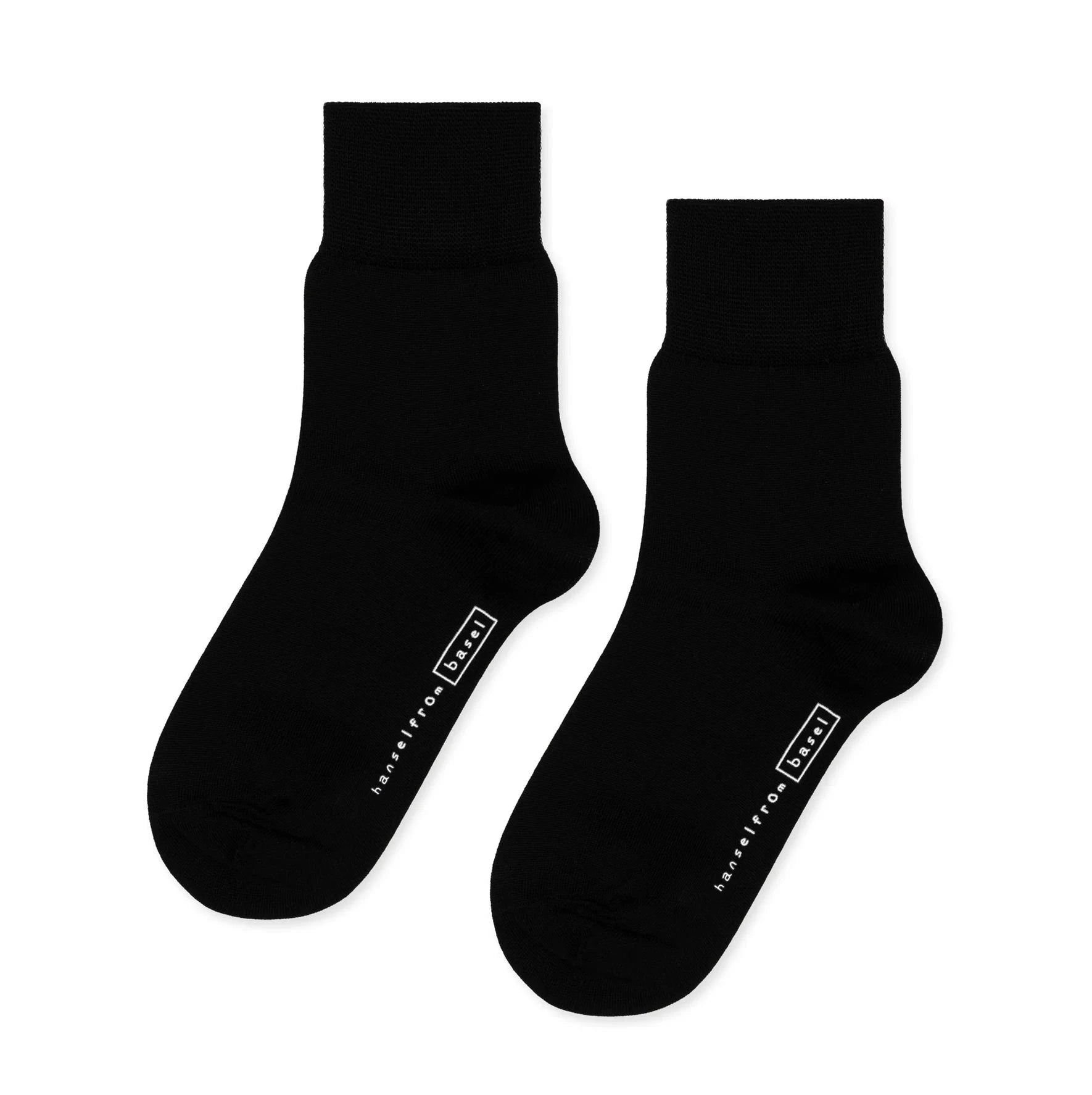 Hansel from Basel | Trouser Crew Socks Hansel from Basel Black 