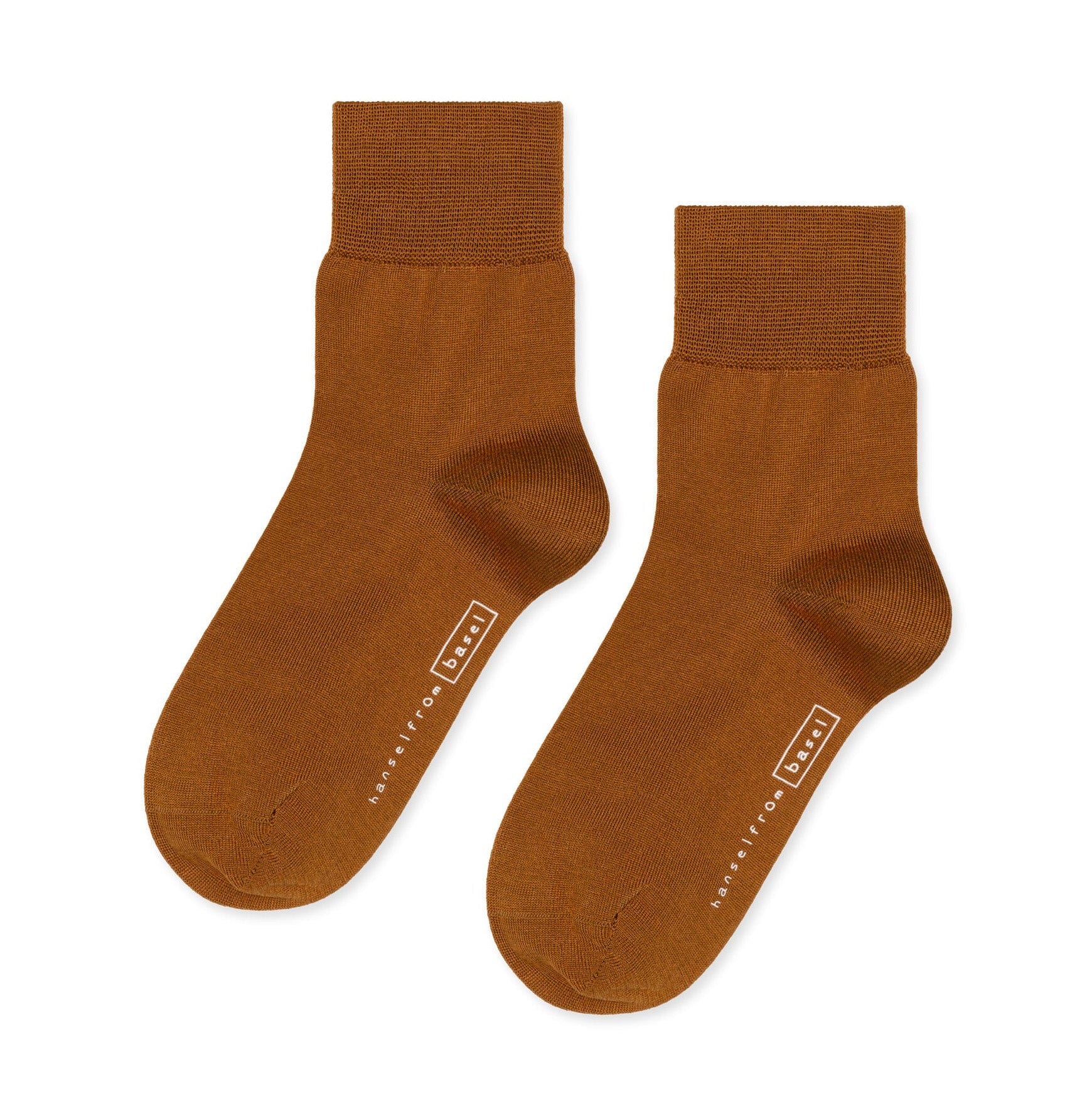 Hansel from Basel | Trouser Crew Socks Hansel from Basel Dk. Ochre 