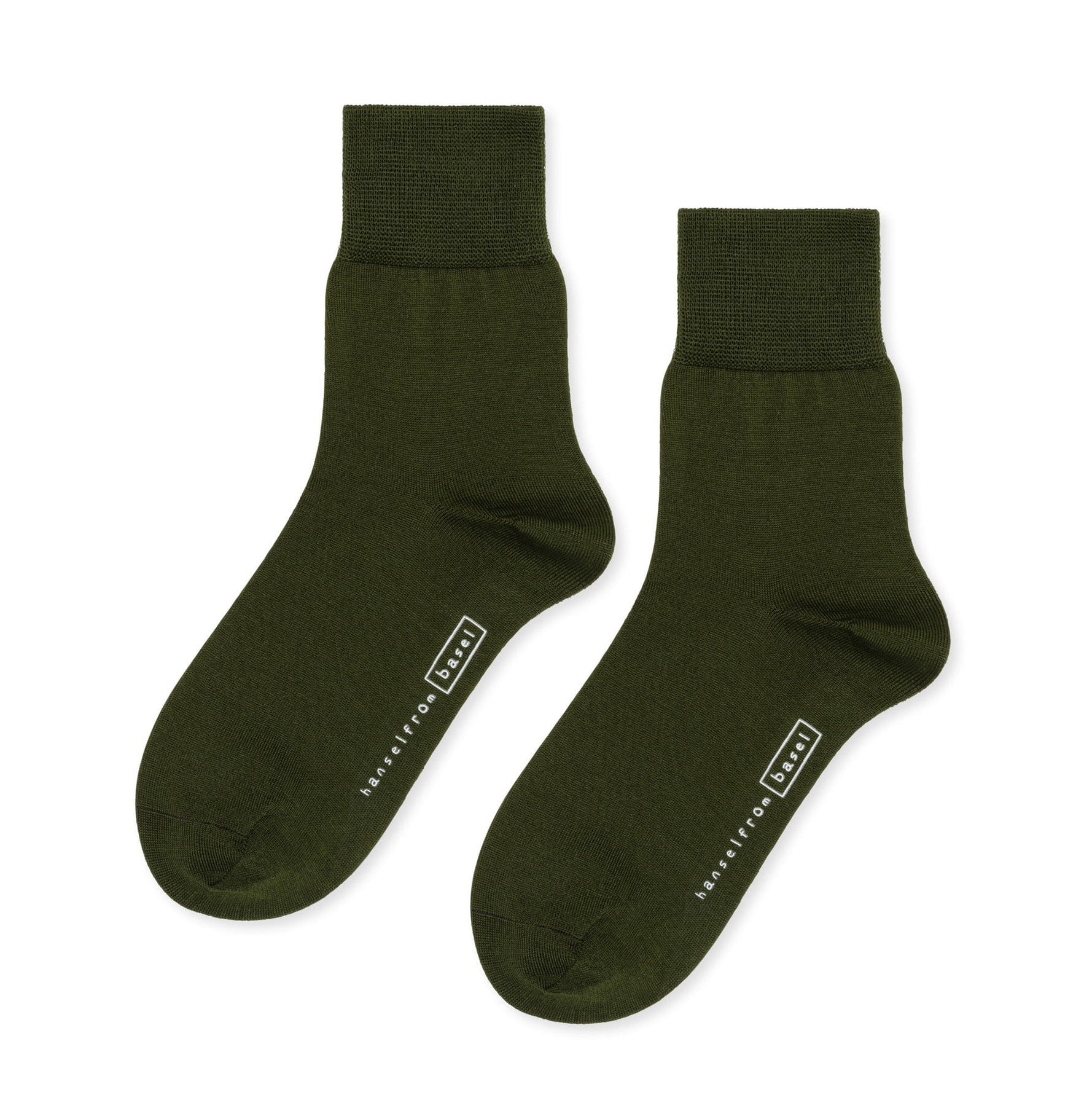Hansel from Basel | Trouser Crew Socks Hansel from Basel Moss 
