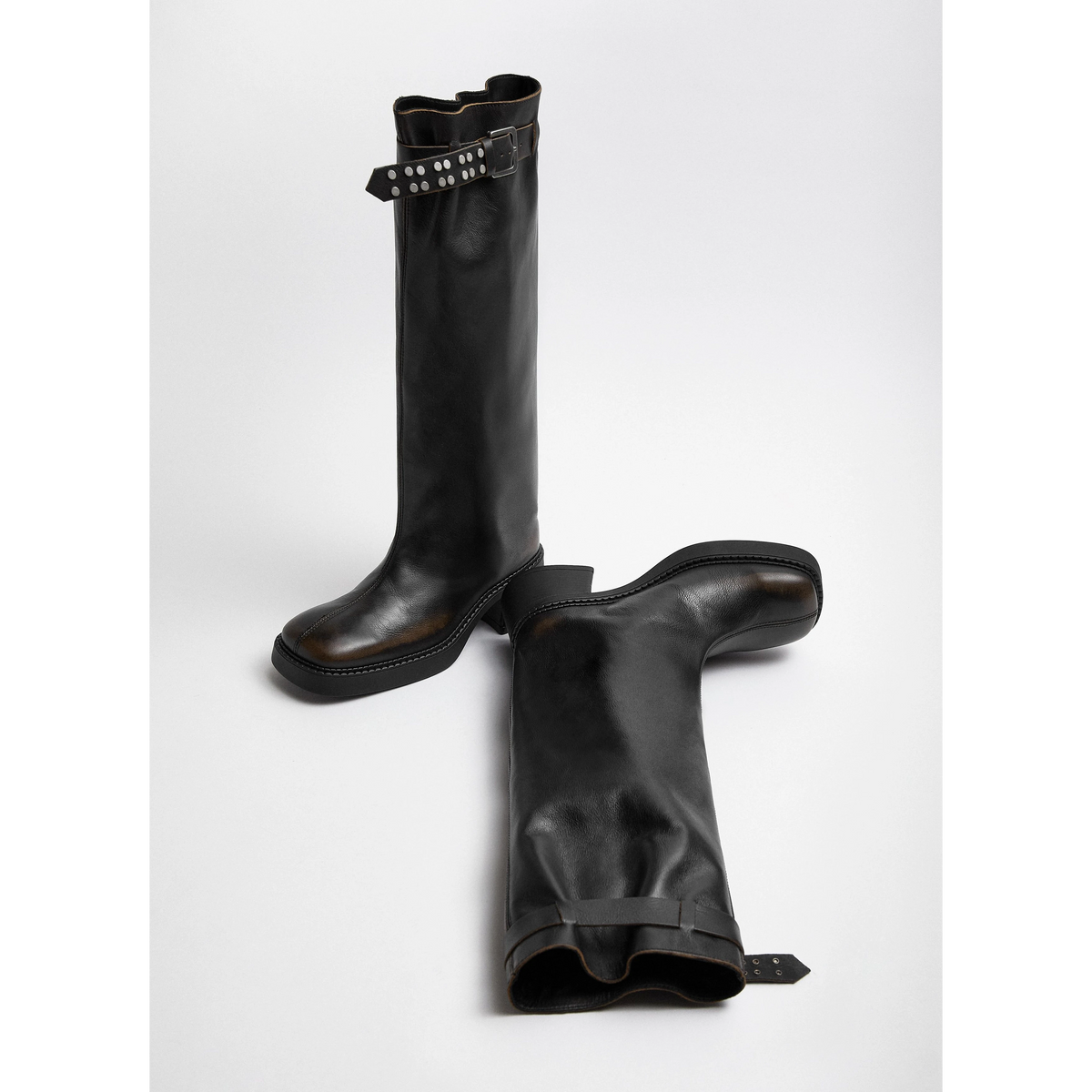 Kristel Tall Boots | Brown Boots MIISTA 