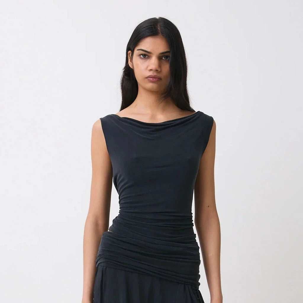 Kylie Top Peachy Den Graphite XS 